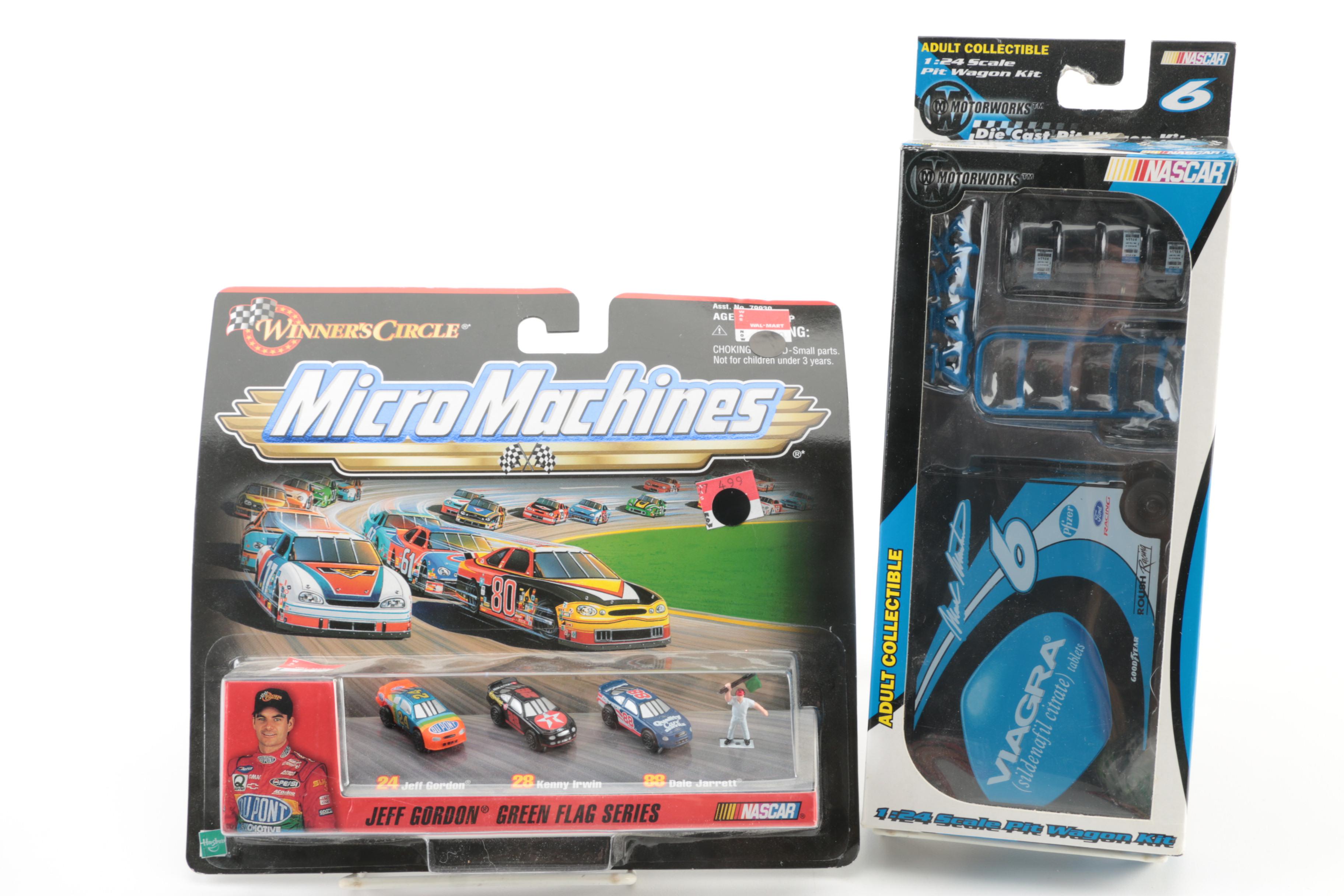 Assorted NASCAR Collectibles Including Die-Cast Replica Toy Cars
