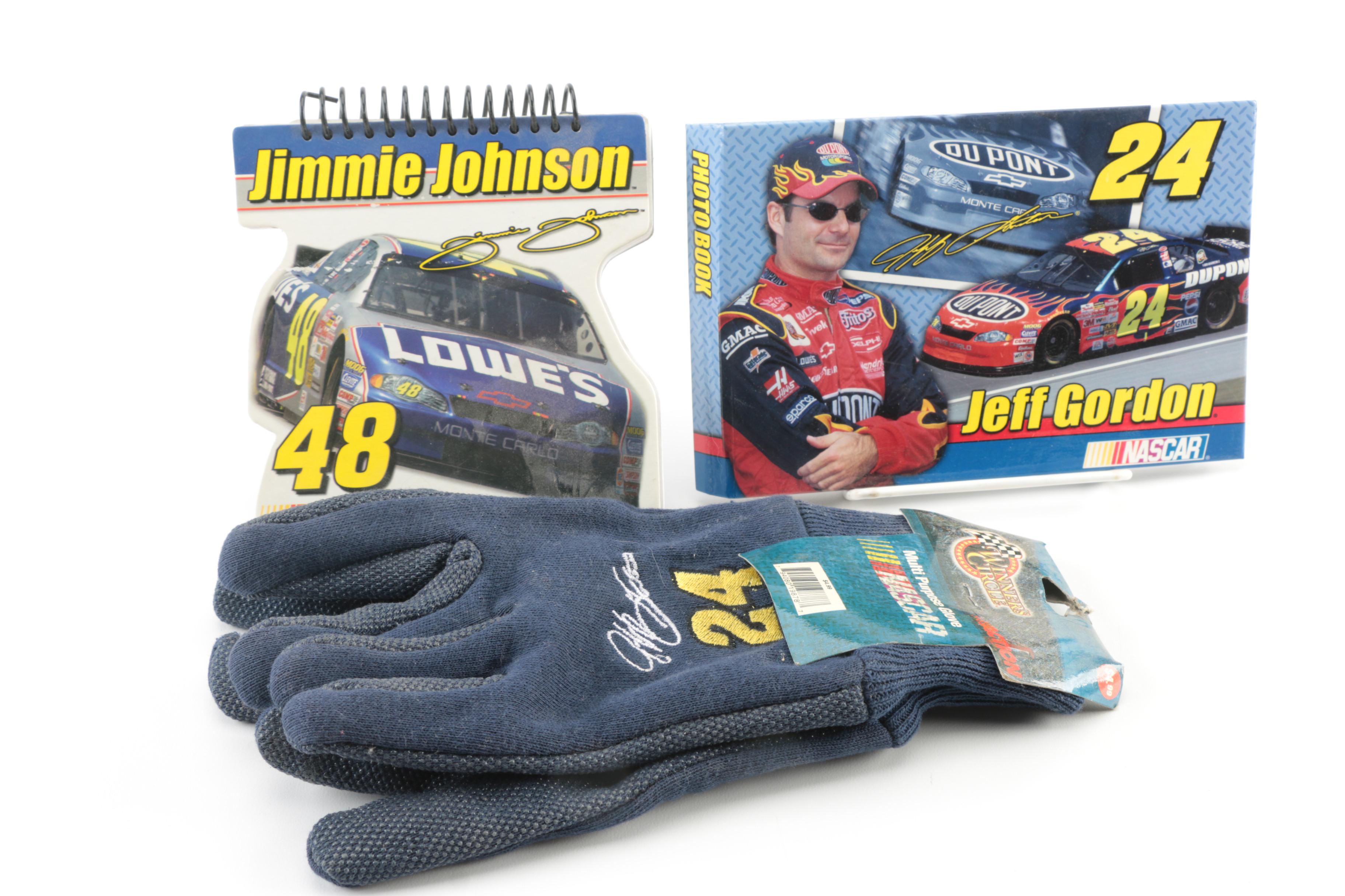 Assorted NASCAR Collectibles Including Die-Cast Replica Toy Cars