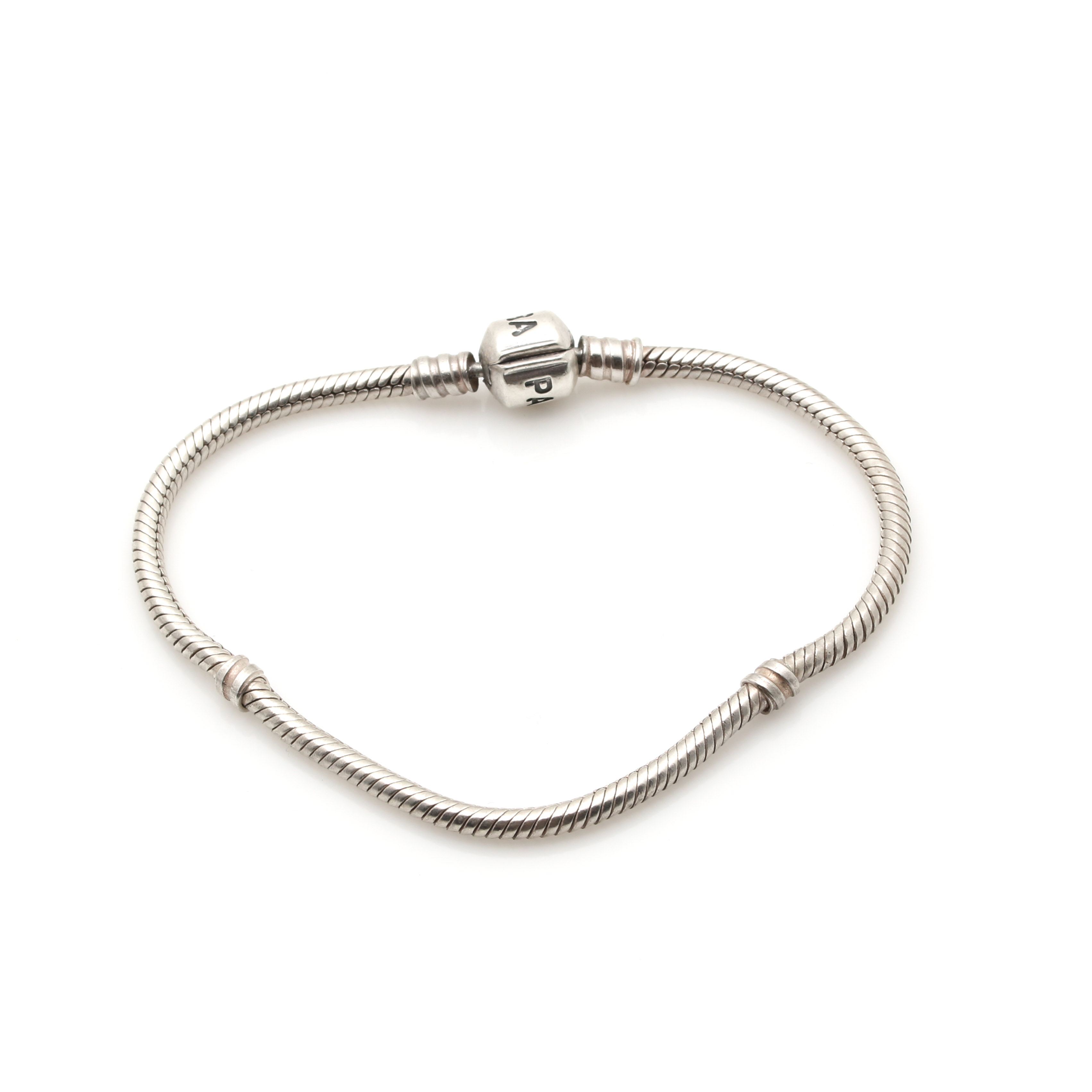 Assortment of Sterling Silver Pandora "Iconic" Clasp Bracelets