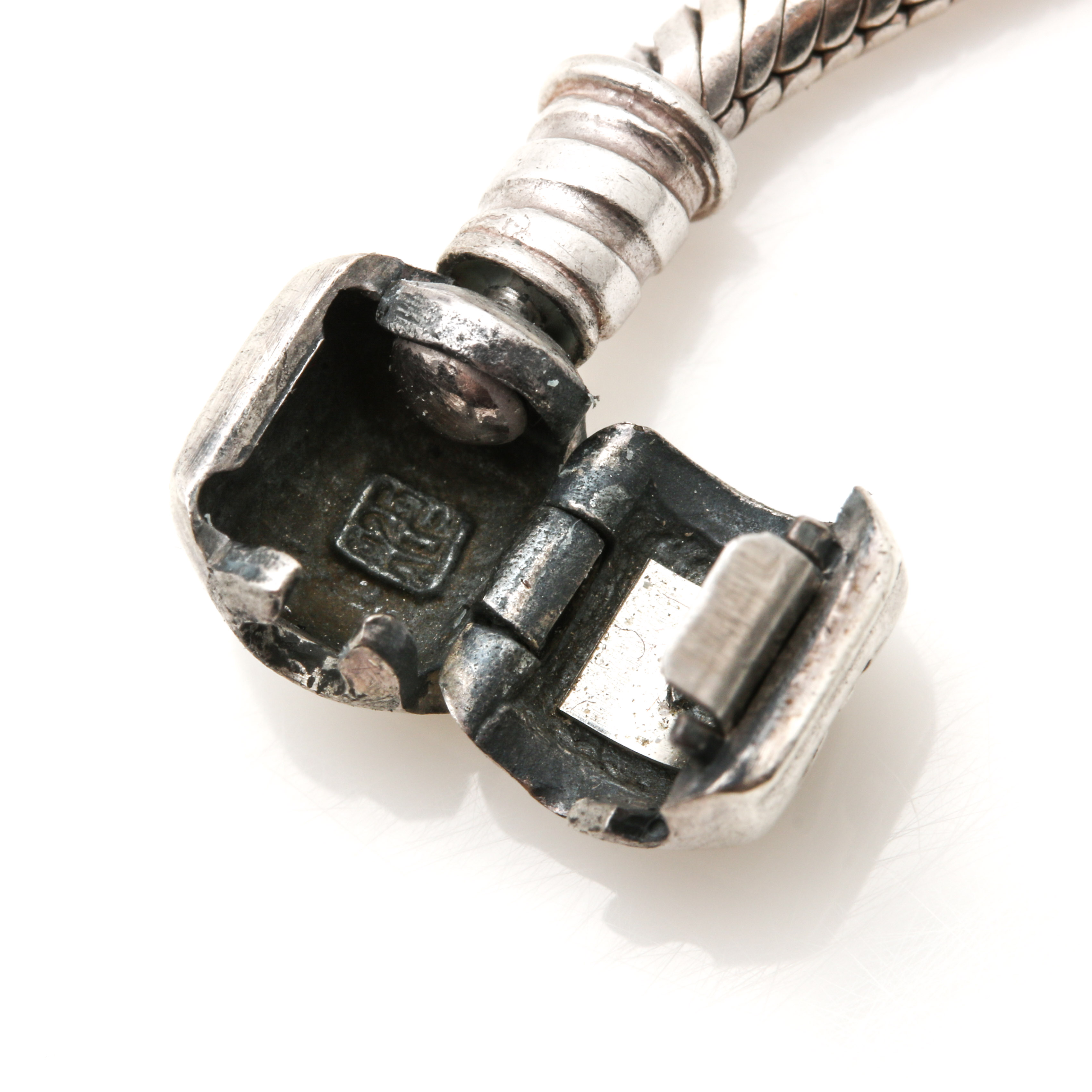 Assortment of Sterling Silver Pandora "Iconic" Clasp Bracelets