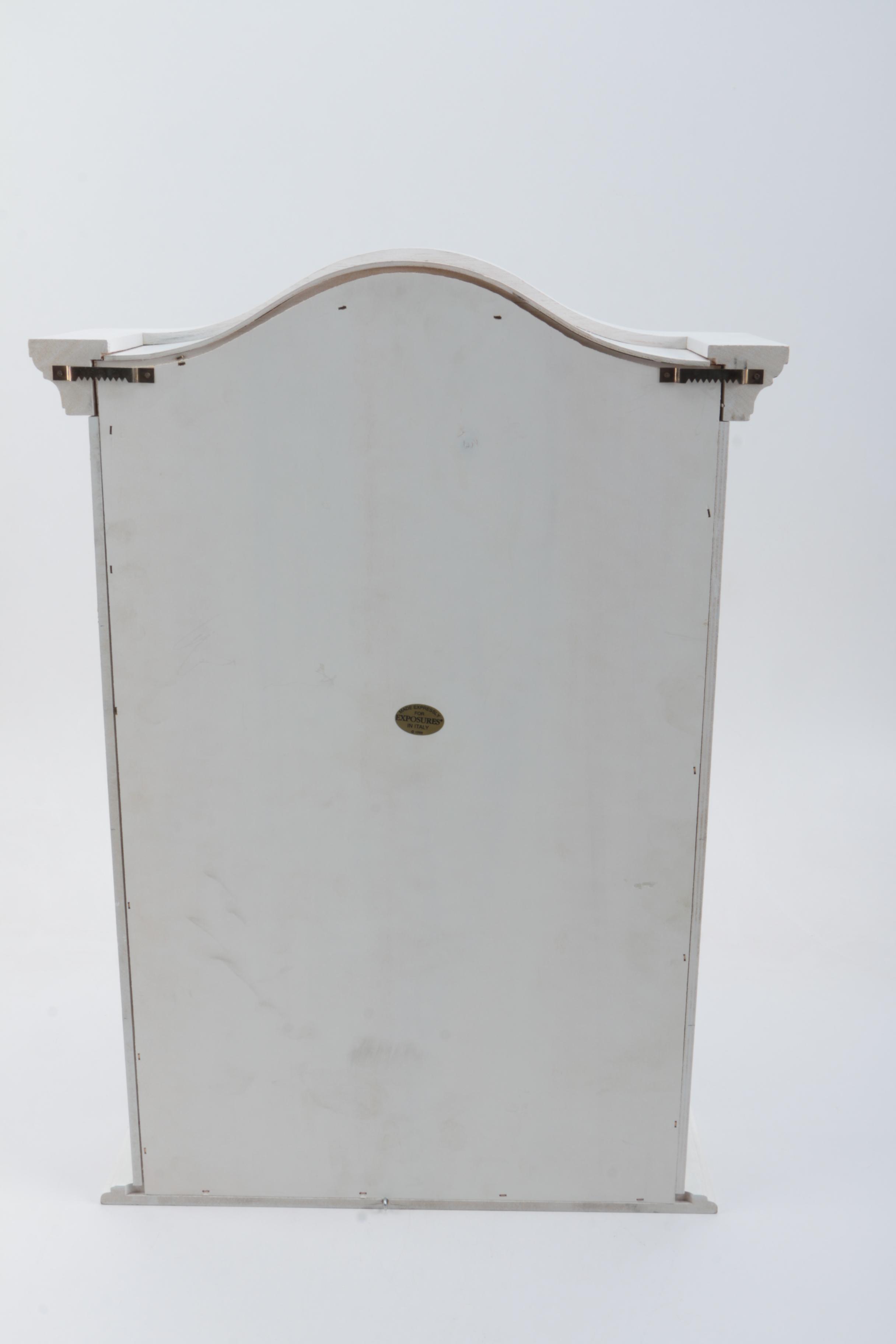 White Wood Curio Cabinet