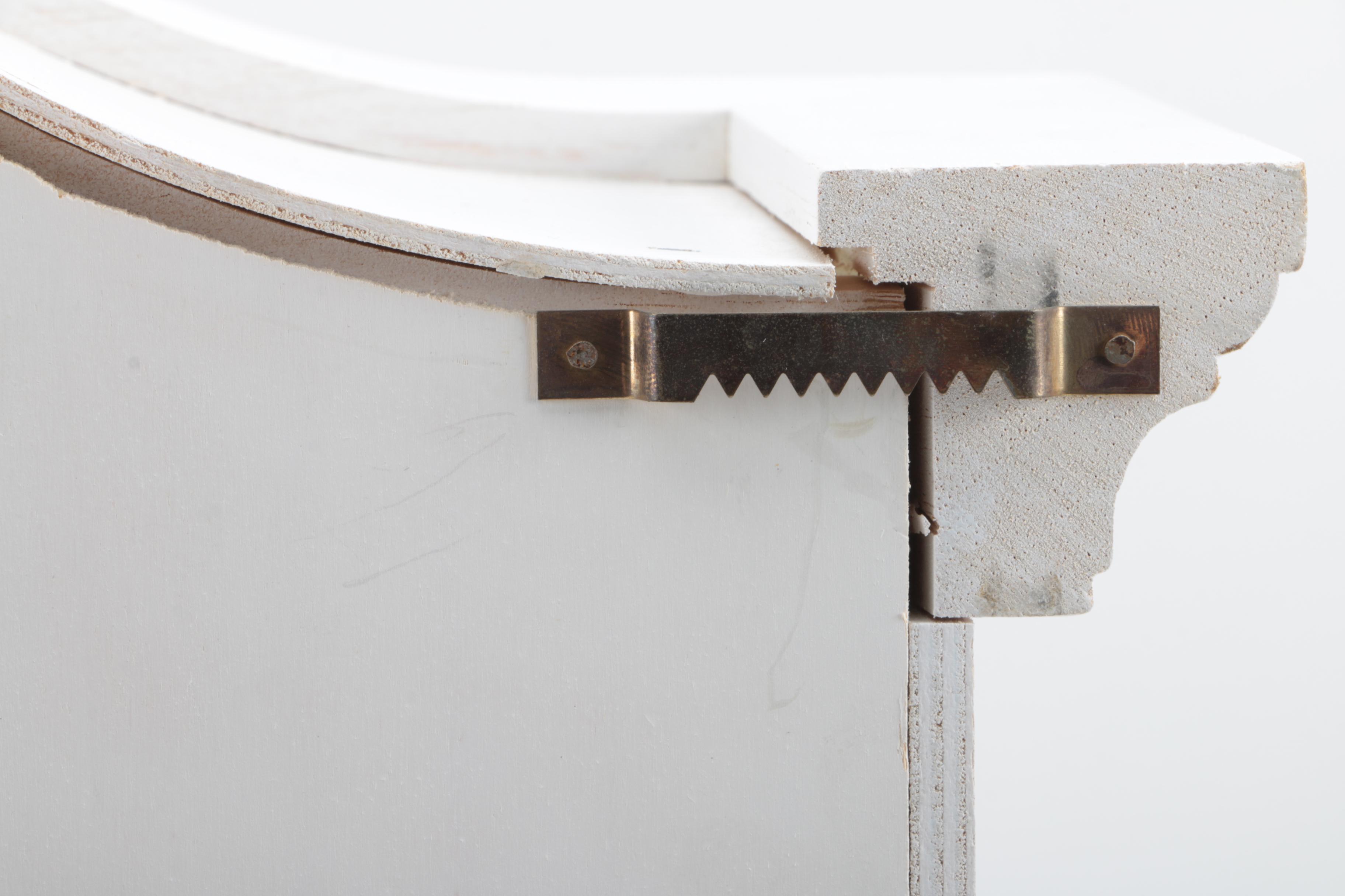 White Wood Curio Cabinet