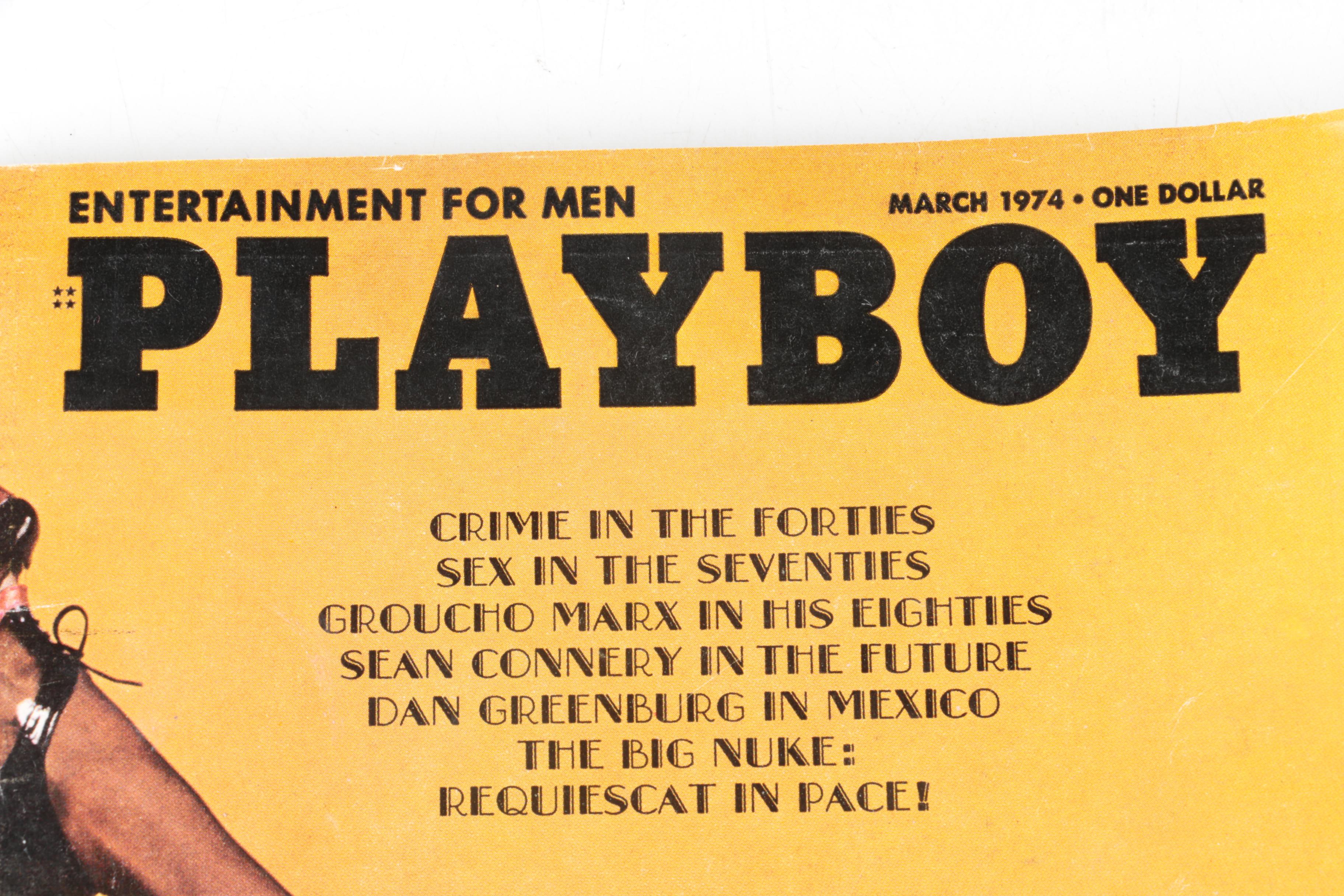 Circa 1973-1974 Vintage Playboy Magazines