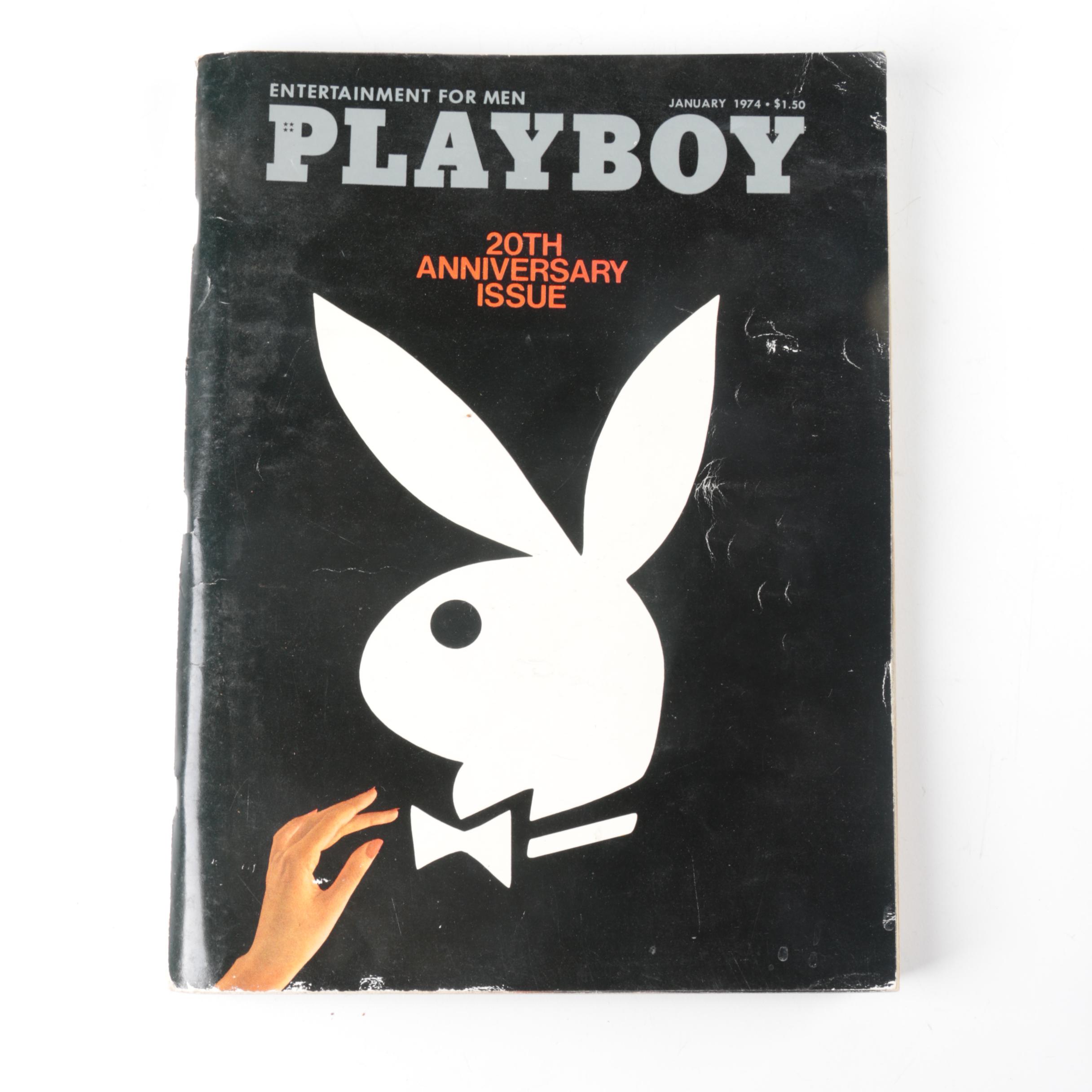Circa 1973-1974 Vintage Playboy Magazines