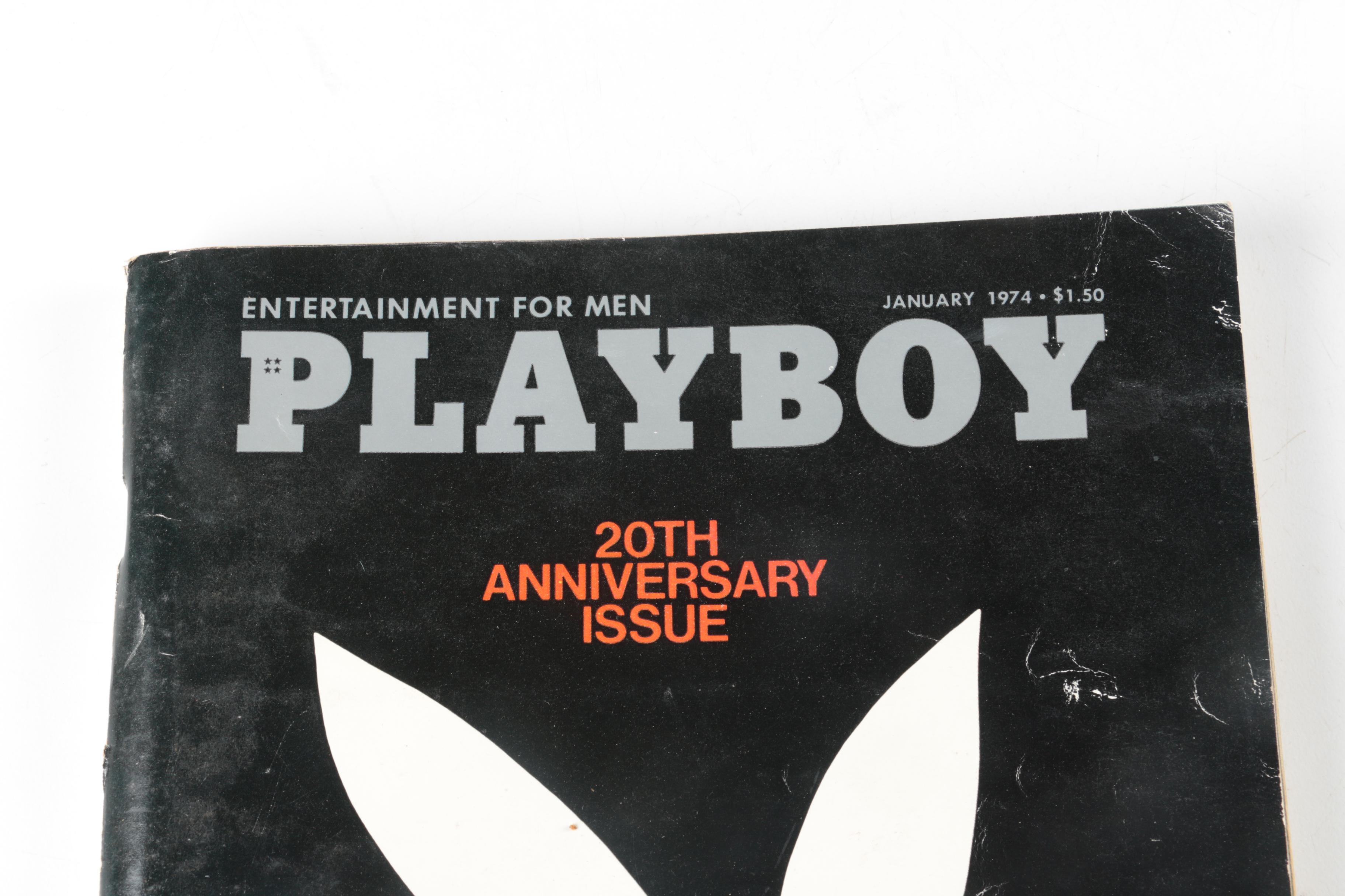 Circa 1973-1974 Vintage Playboy Magazines