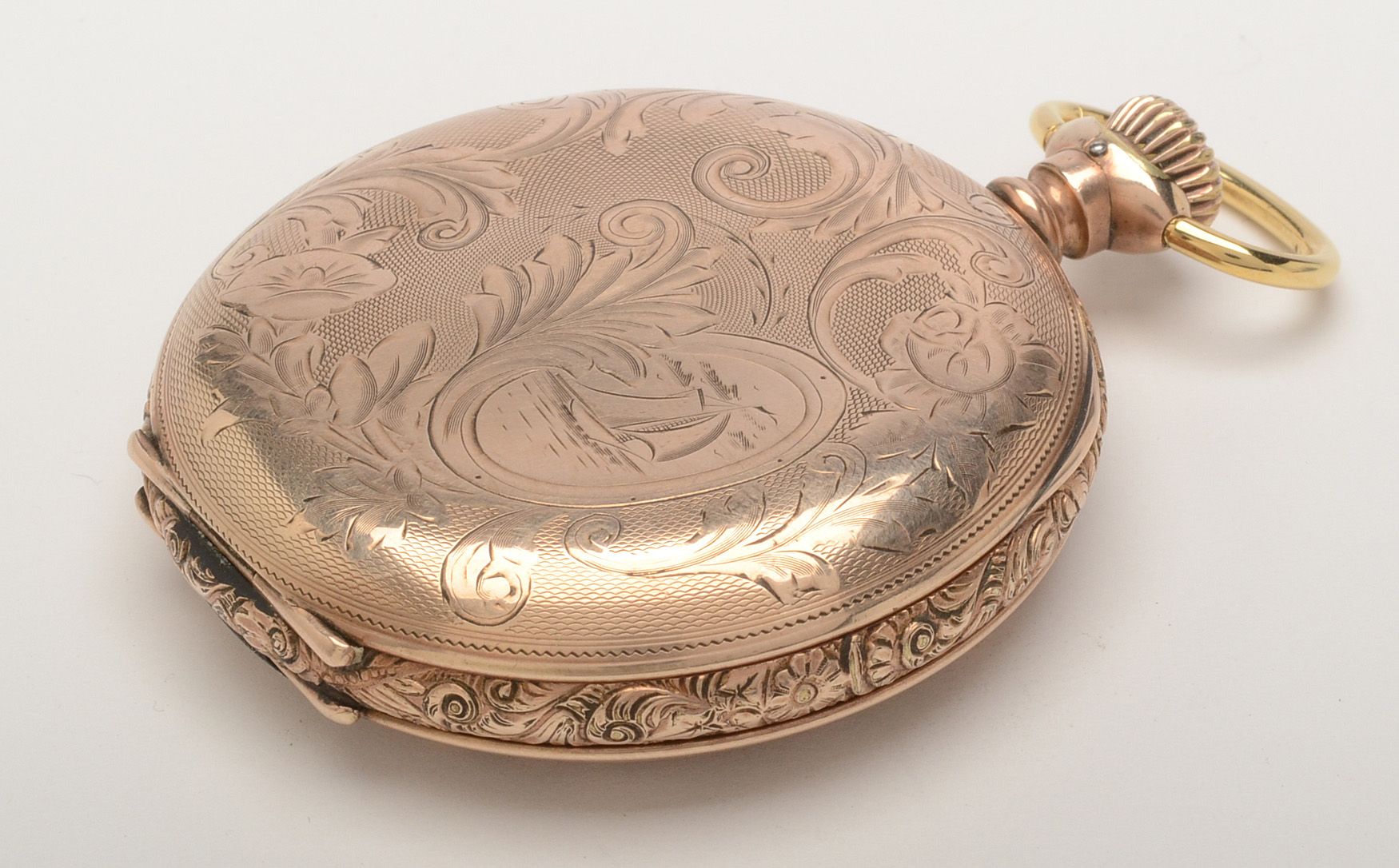 Hampden Watch Co. Hunter Case Pocket Watch