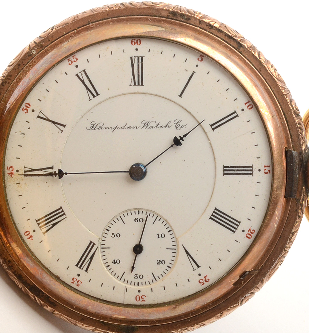Hampden Watch Co. Hunter Case Pocket Watch