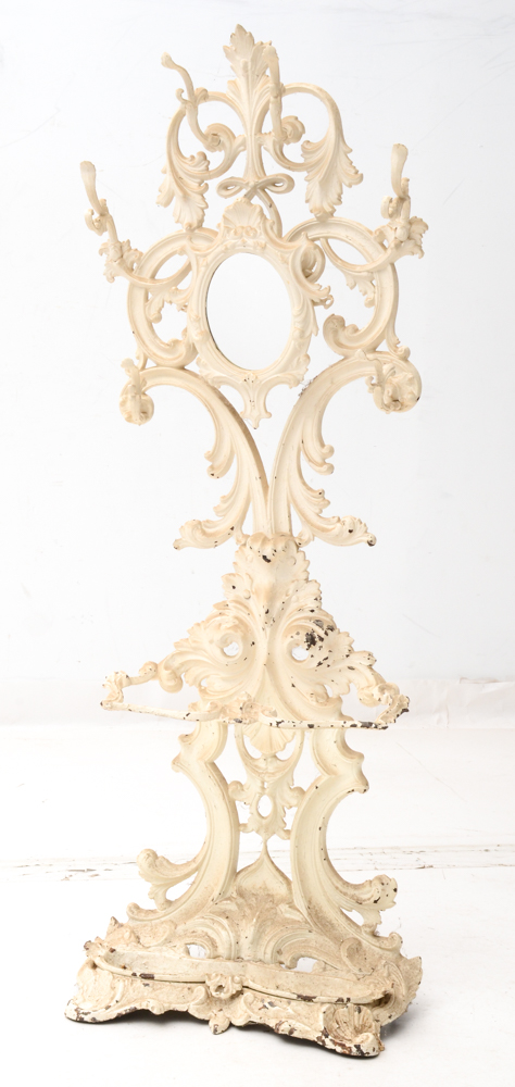 Victorian Cast Iron Hall Tree