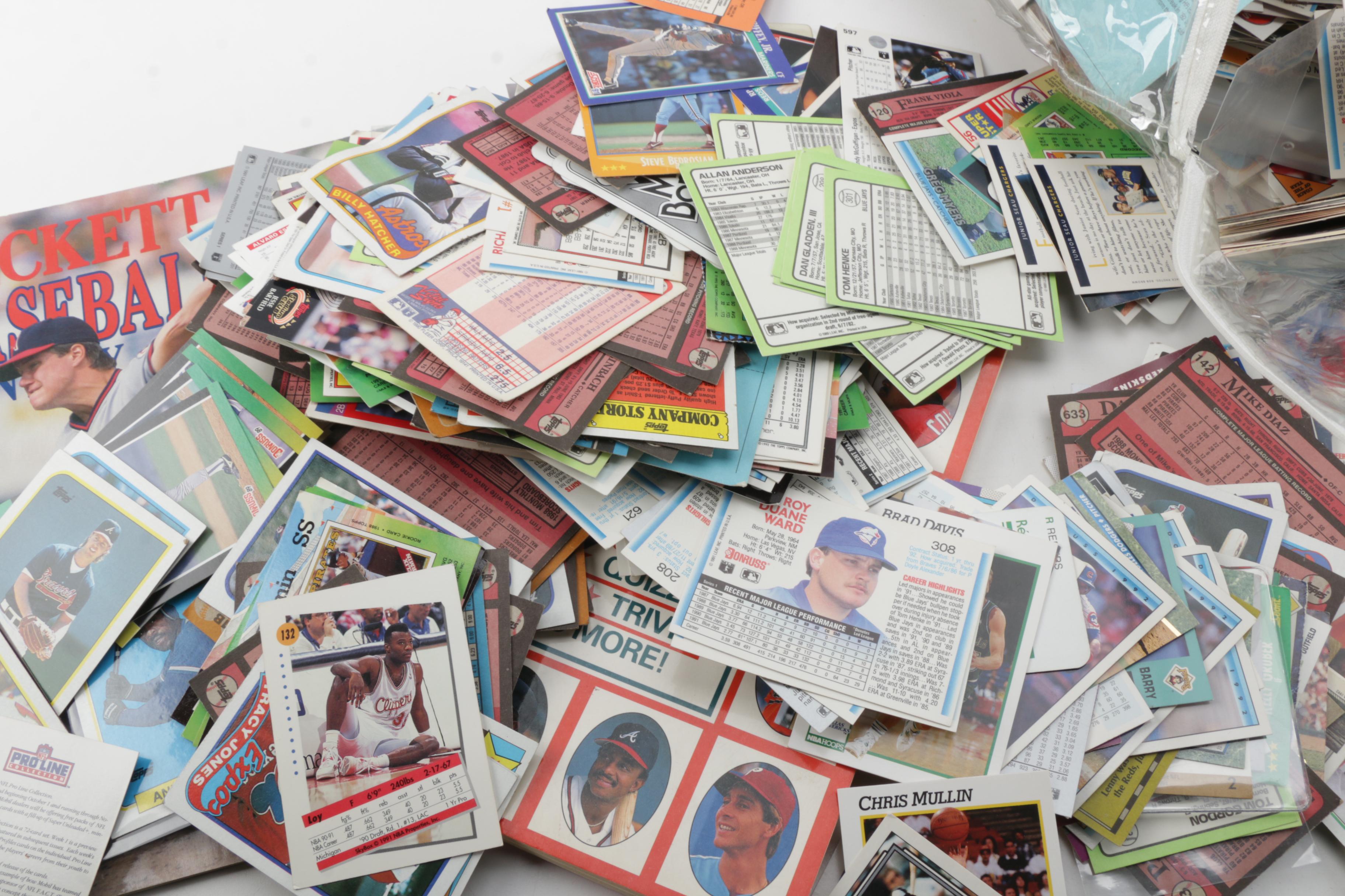 Vintage MLB, NBA, NFL Trading Cards