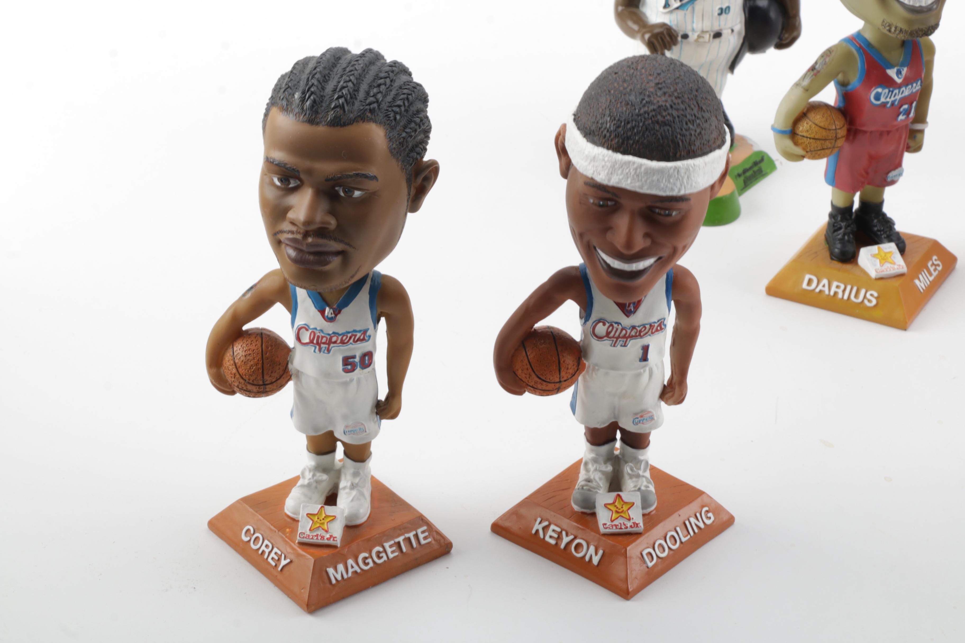 NBA Bobbleheads and LA Lakers Matryoshka Doll