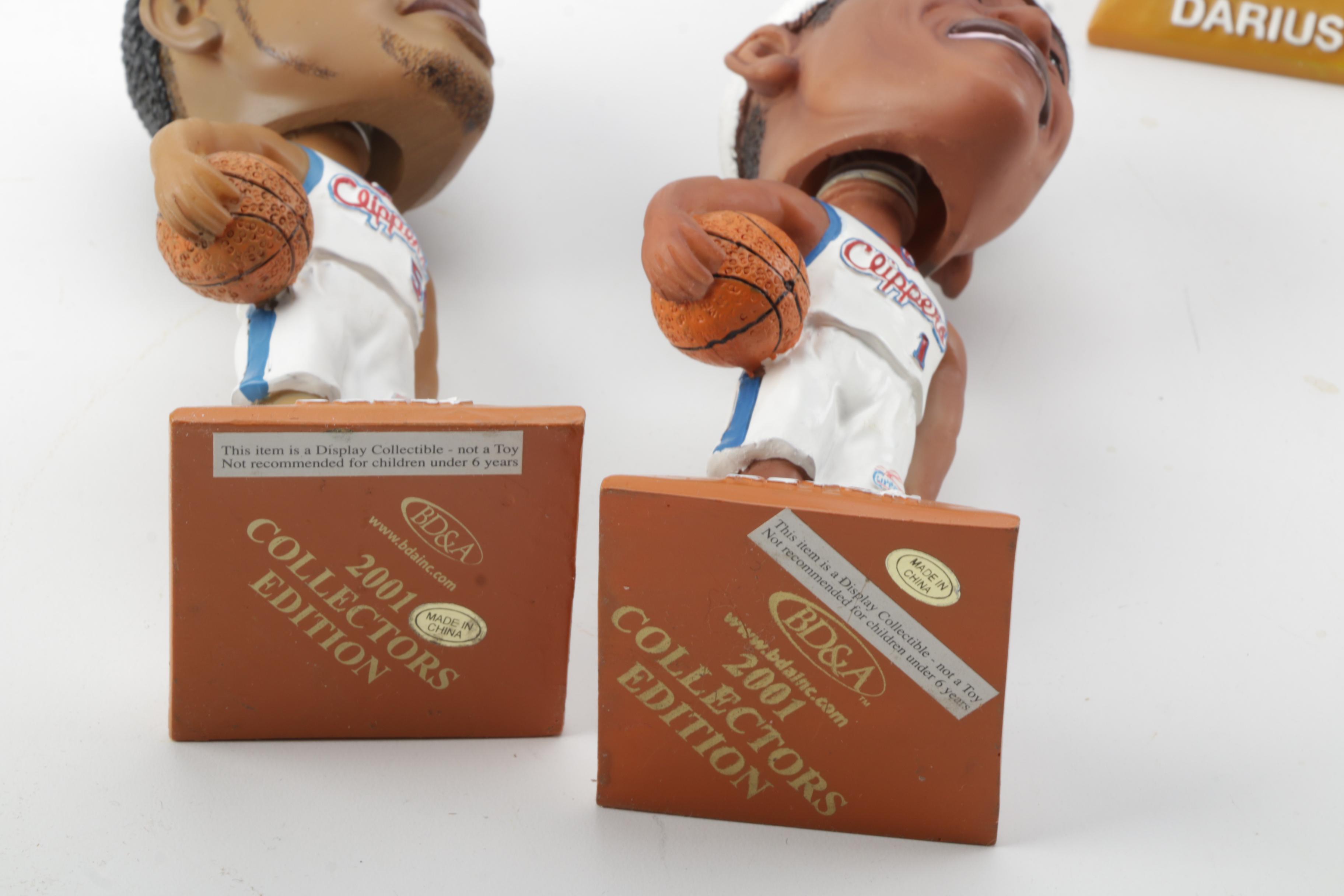 NBA Bobbleheads and LA Lakers Matryoshka Doll