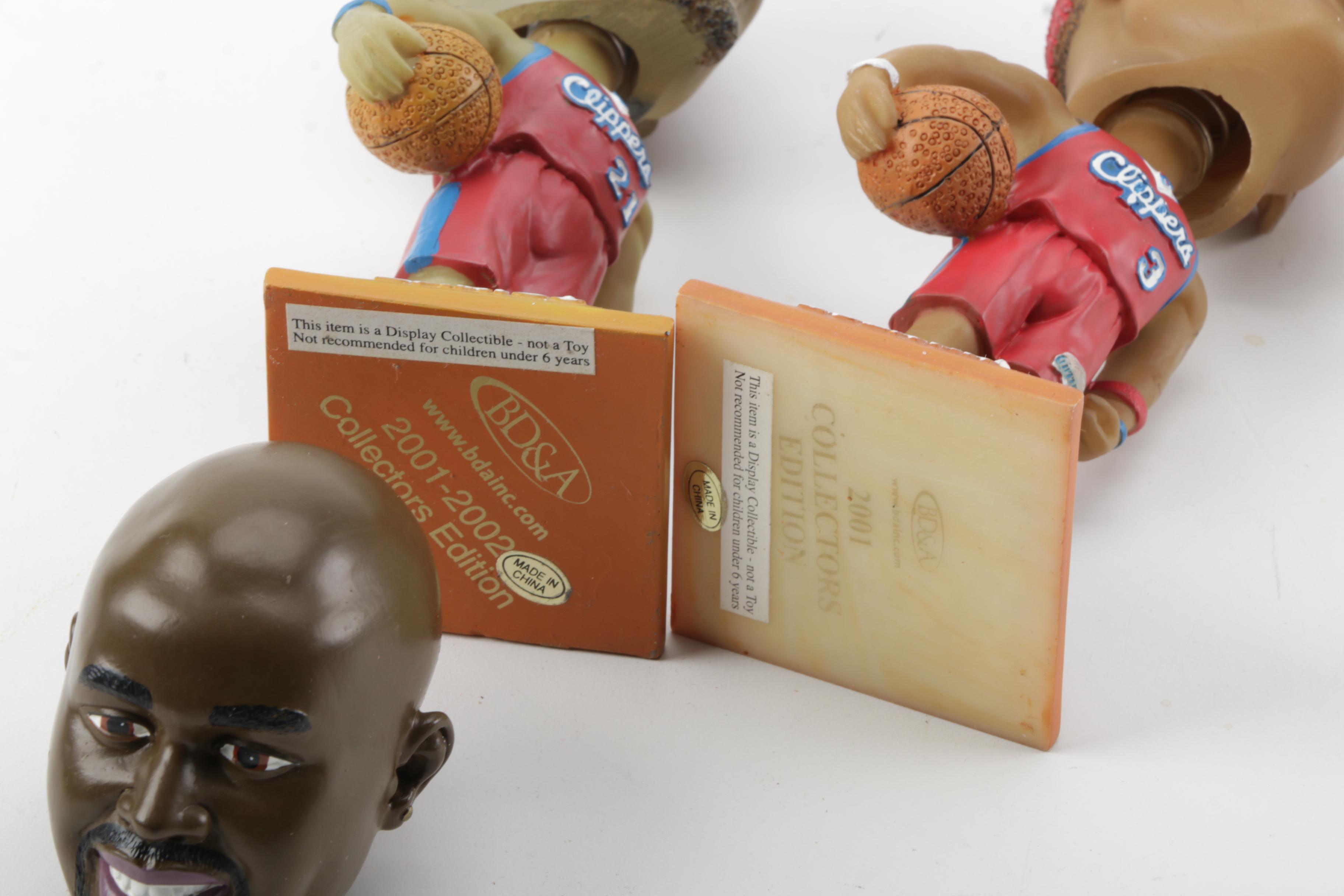 NBA Bobbleheads and LA Lakers Matryoshka Doll