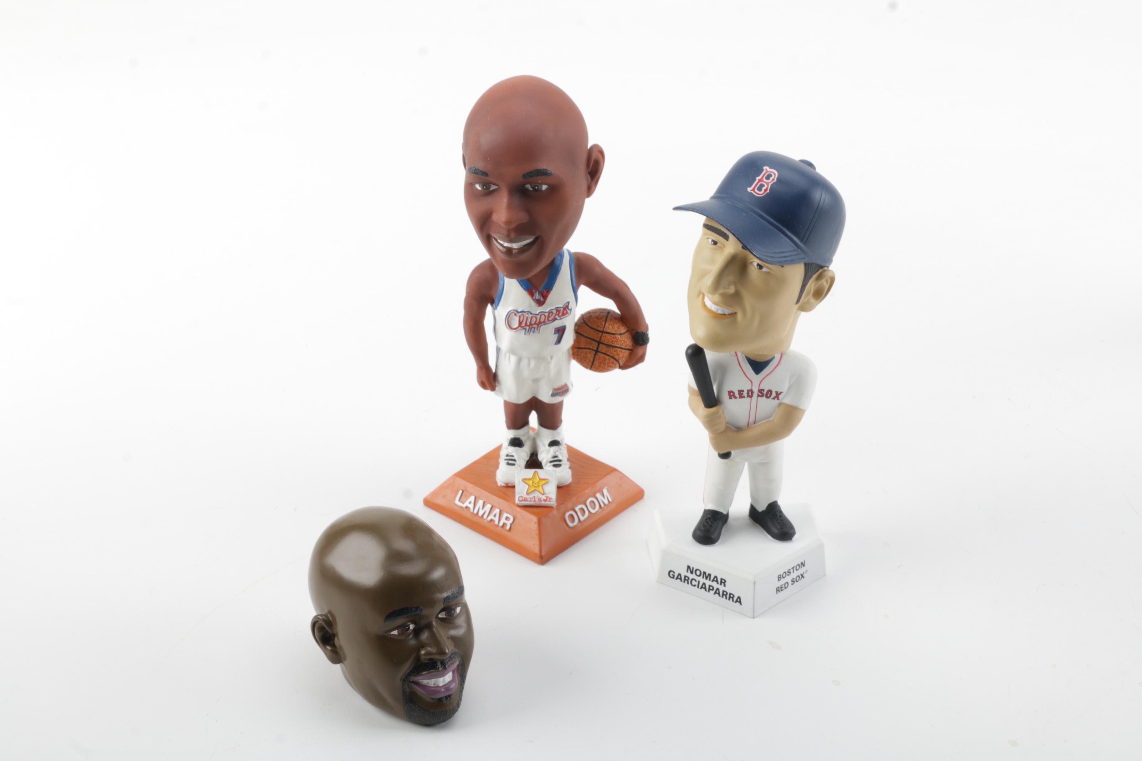 NBA Bobbleheads and LA Lakers Matryoshka Doll