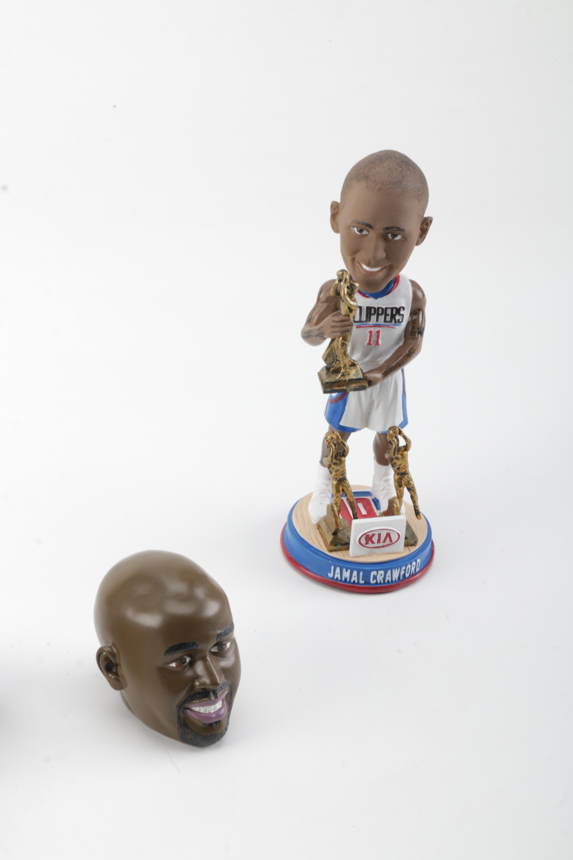 NBA Bobbleheads and LA Lakers Matryoshka Doll
