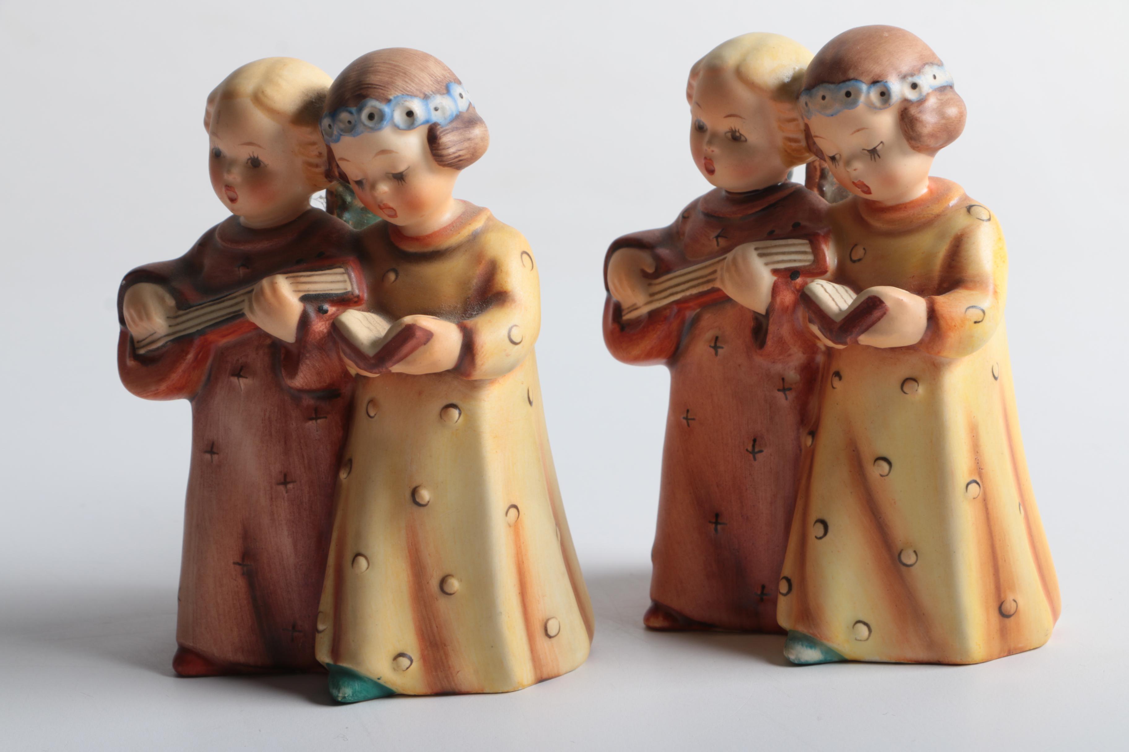 1950s Hummel and Goebel "Angelic Song" Figurines