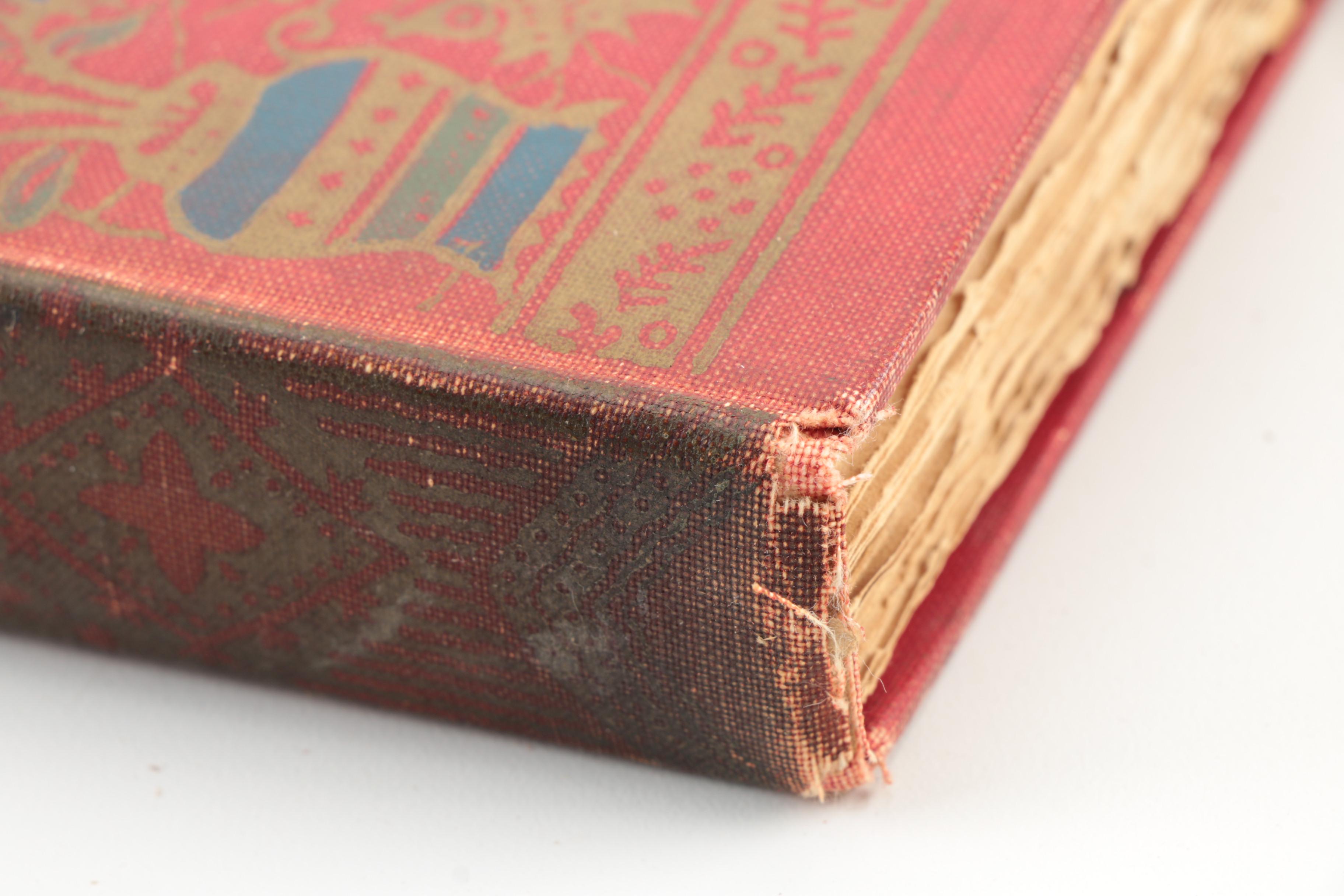 1890s Poetical Works featuring John Keats and Henry Wadsworth Longfellow