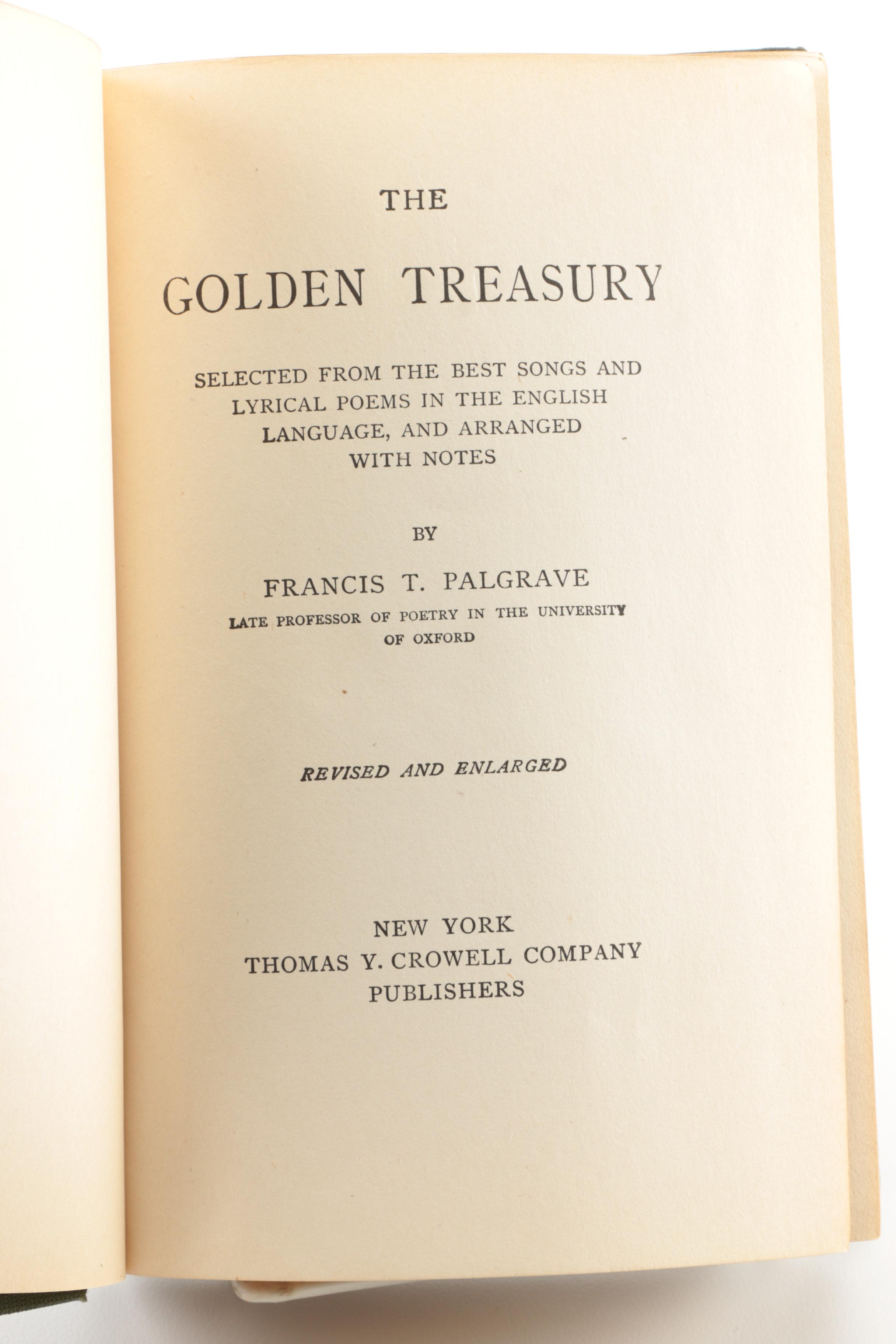 1890s Poetical Works featuring John Keats and Henry Wadsworth Longfellow
