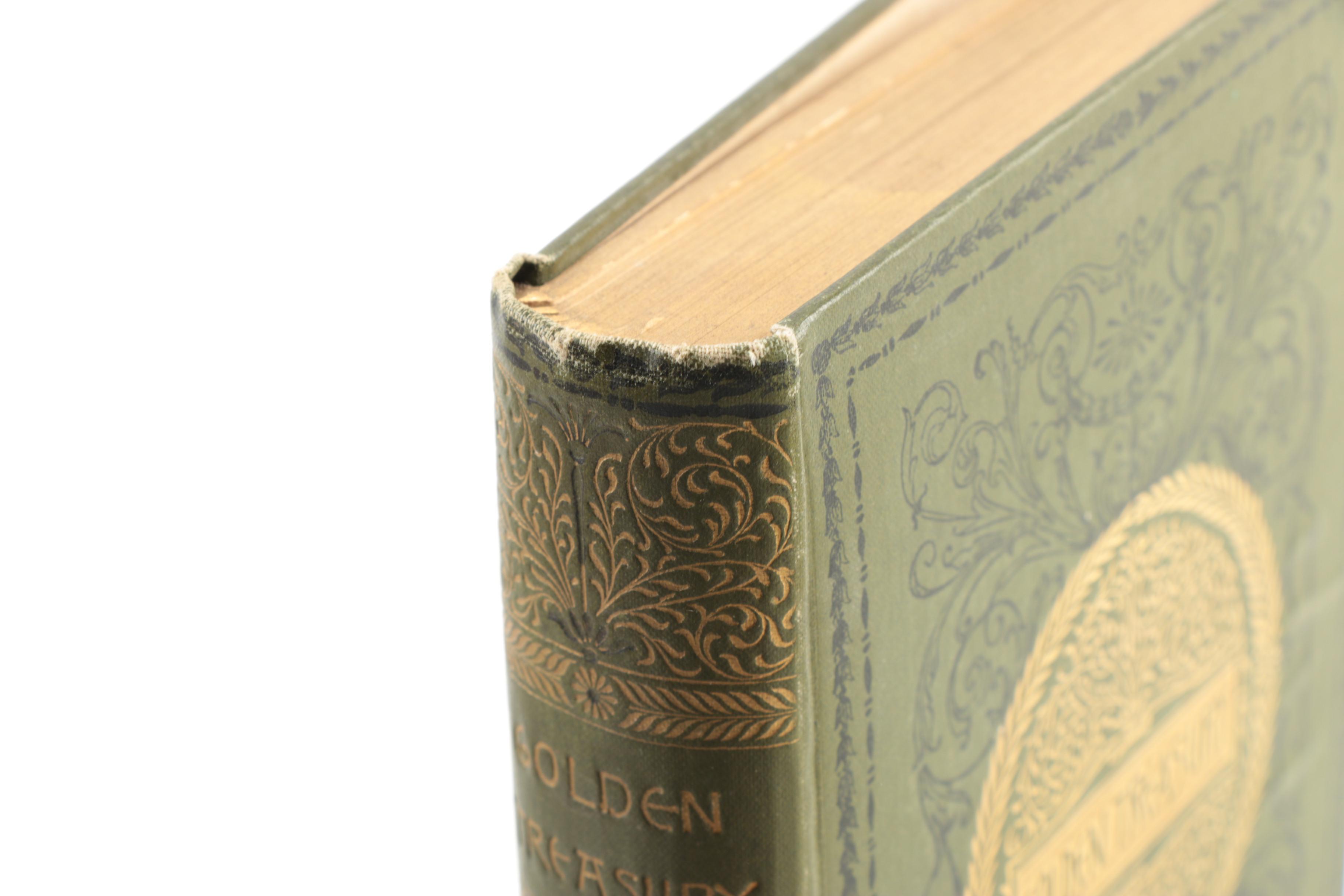 1890s Poetical Works featuring John Keats and Henry Wadsworth Longfellow