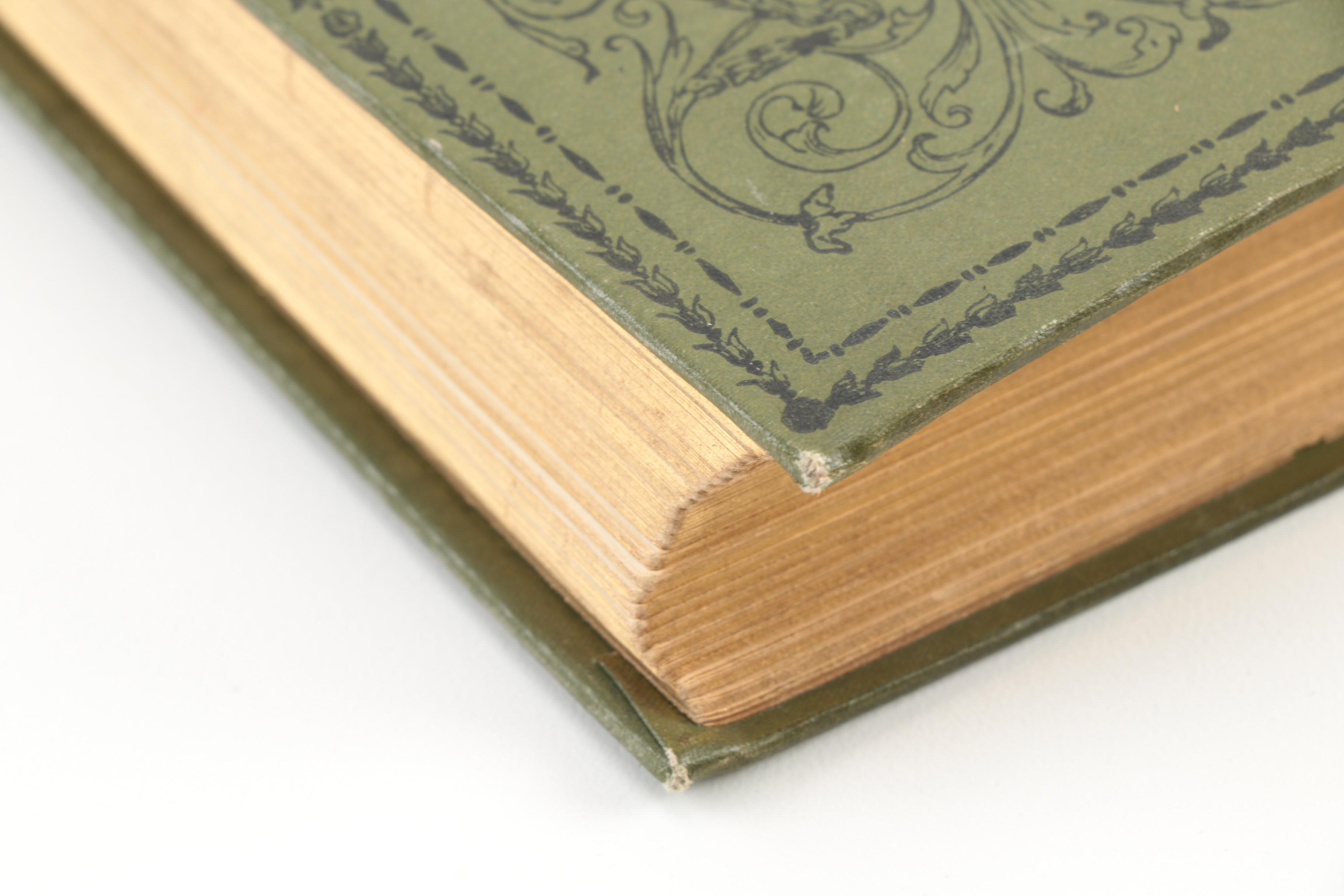 1890s Poetical Works featuring John Keats and Henry Wadsworth Longfellow