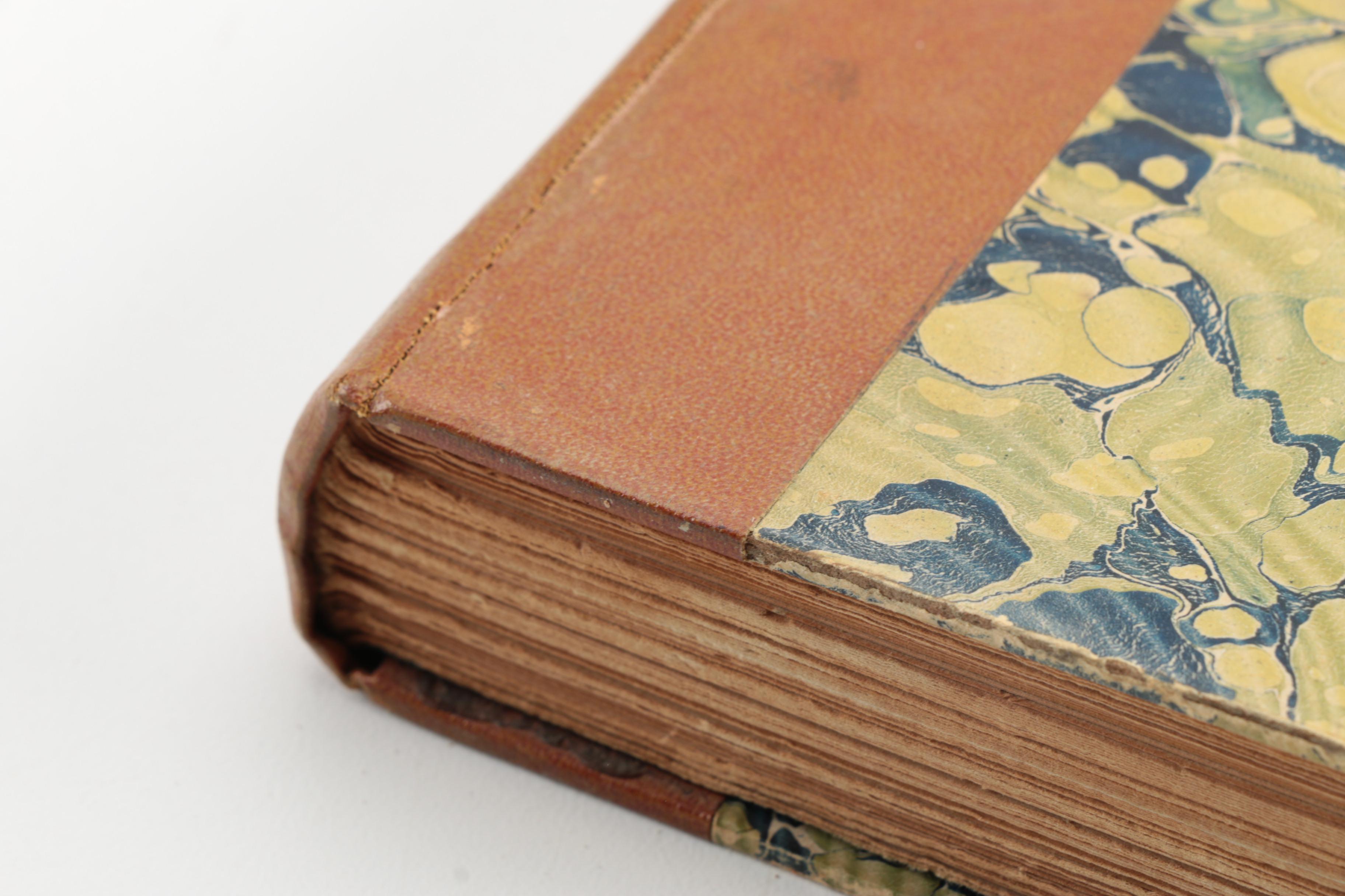 1890s Poetical Works featuring John Keats and Henry Wadsworth Longfellow