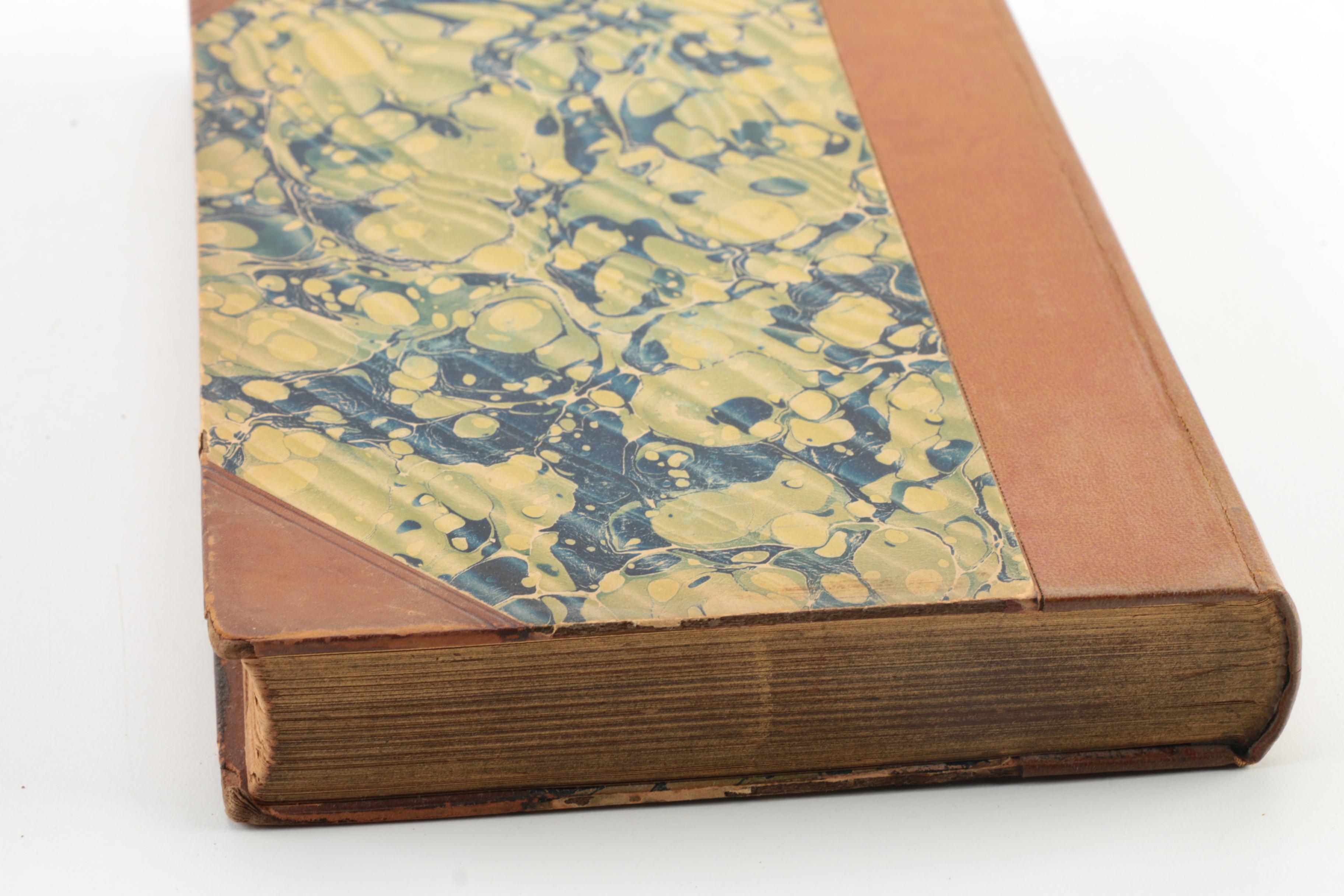 1890s Poetical Works featuring John Keats and Henry Wadsworth Longfellow