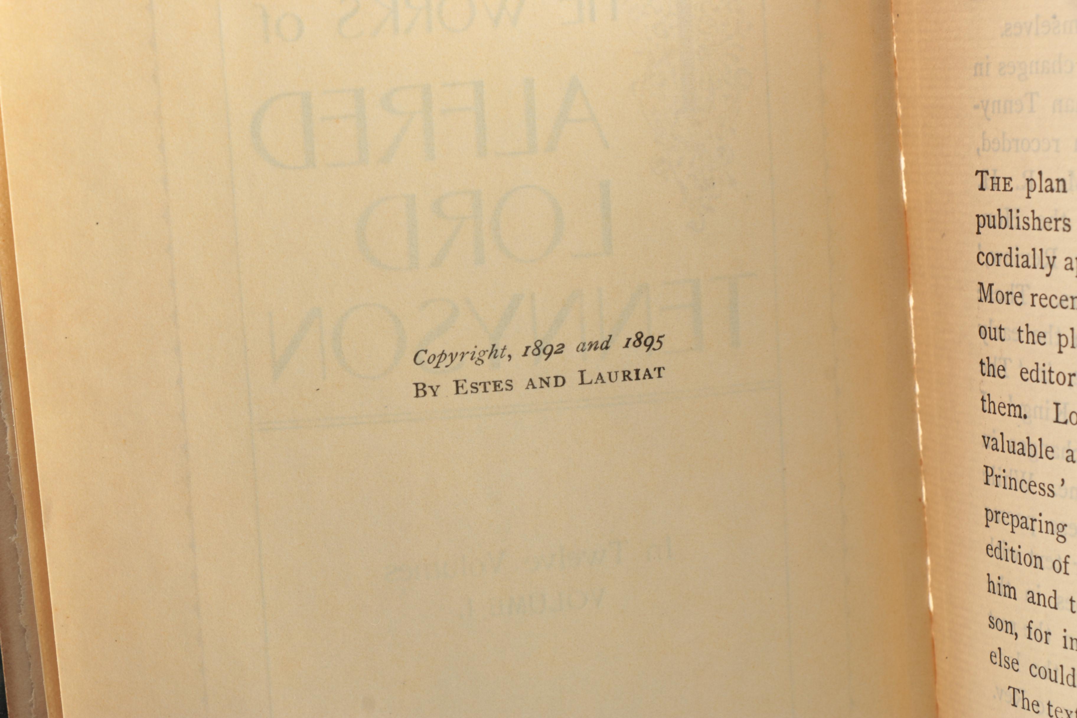 1890s Poetical Works featuring John Keats and Henry Wadsworth Longfellow