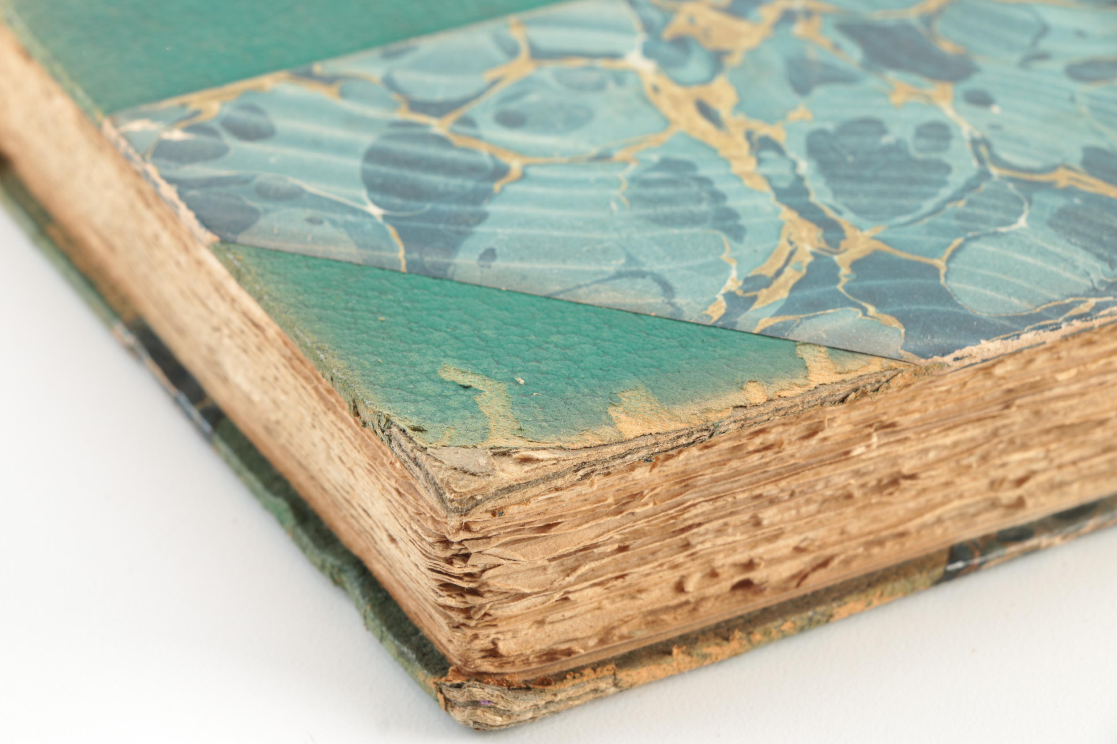 1890s Poetical Works featuring John Keats and Henry Wadsworth Longfellow