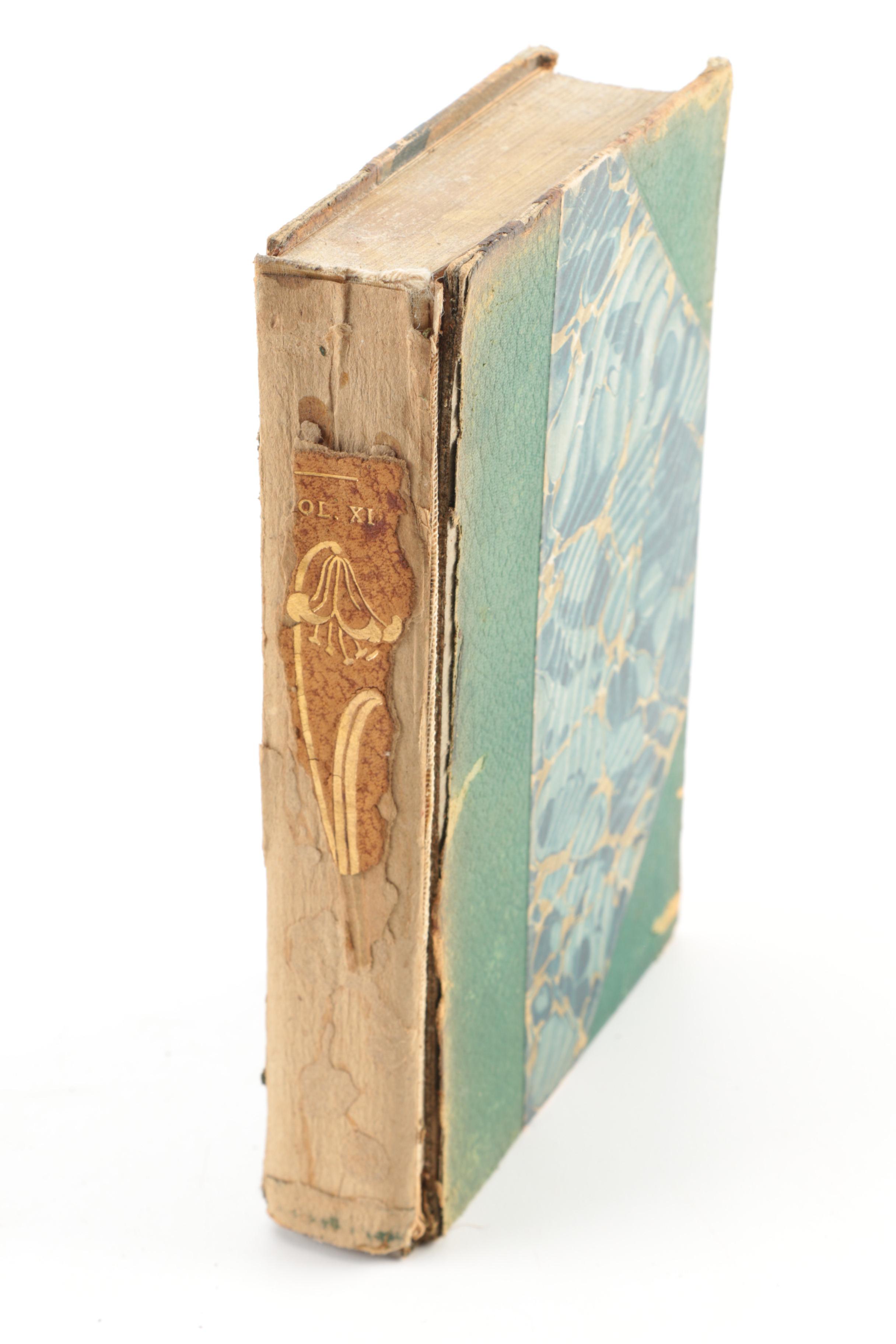 1890s Poetical Works featuring John Keats and Henry Wadsworth Longfellow