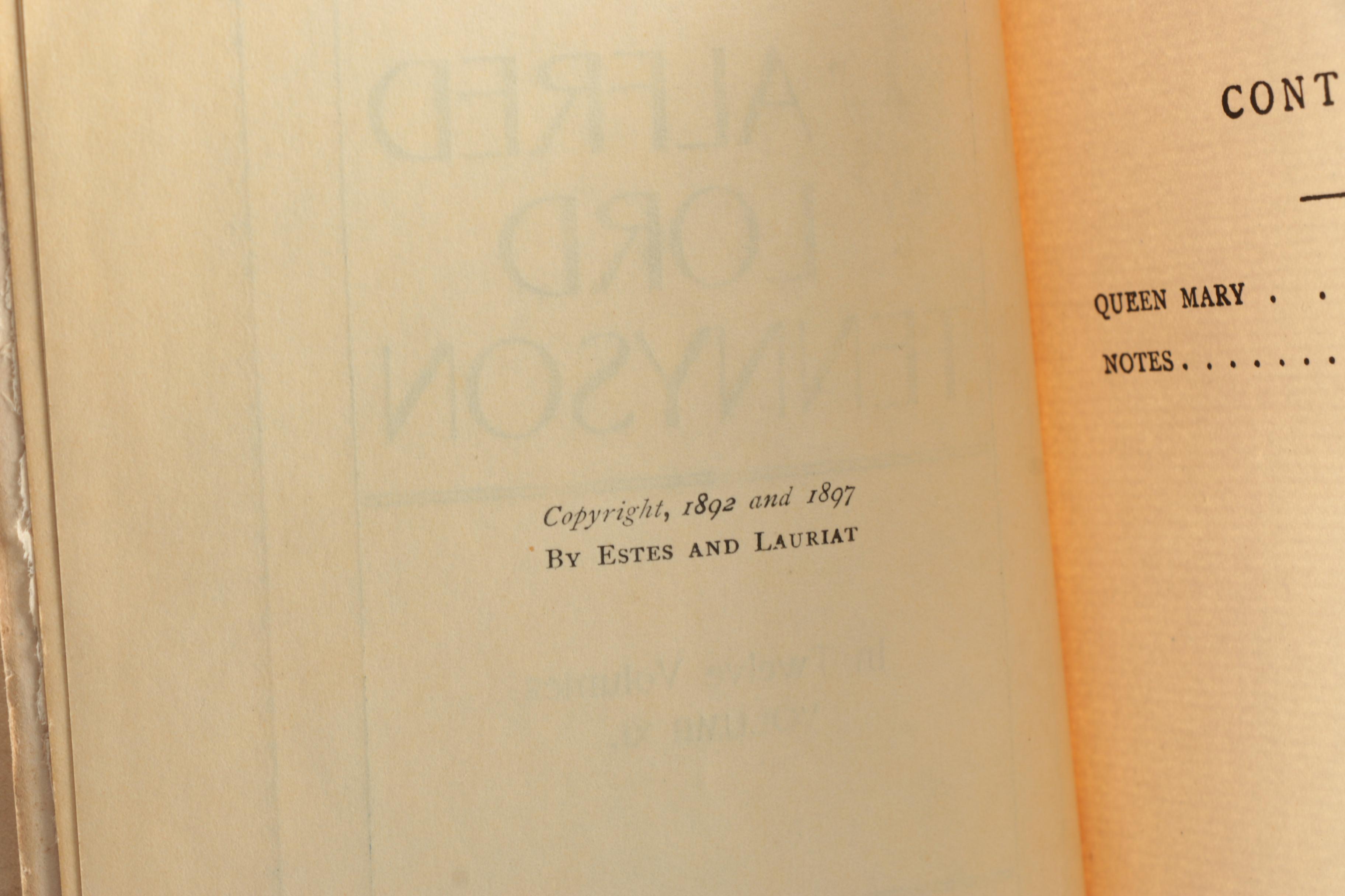 1890s Poetical Works featuring John Keats and Henry Wadsworth Longfellow