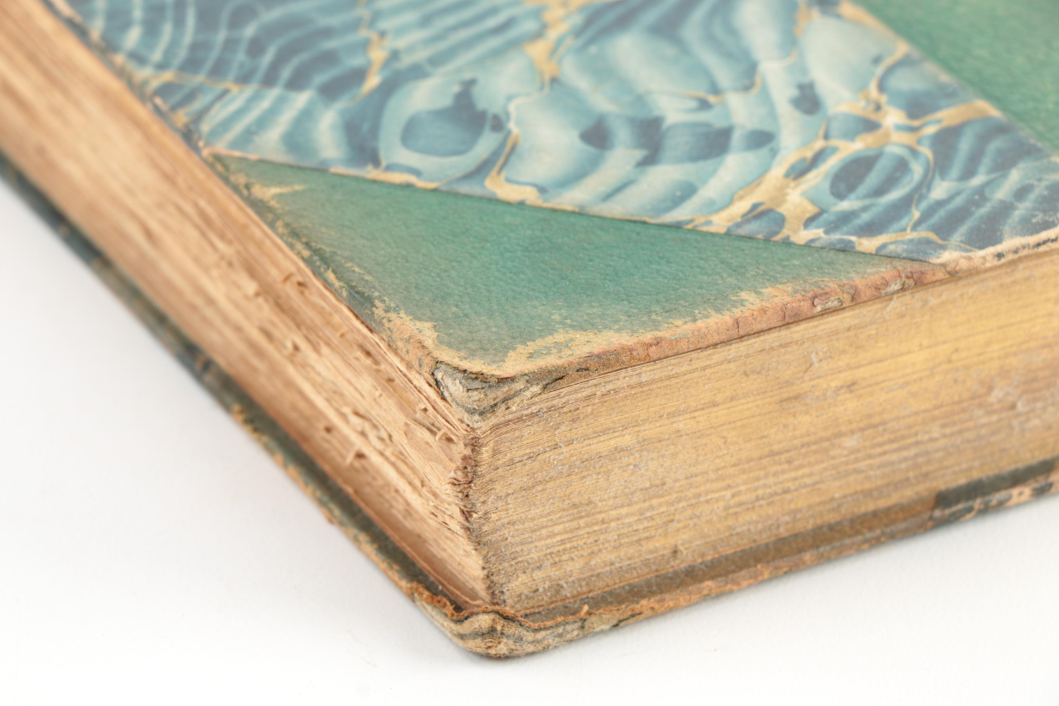 1890s Poetical Works featuring John Keats and Henry Wadsworth Longfellow