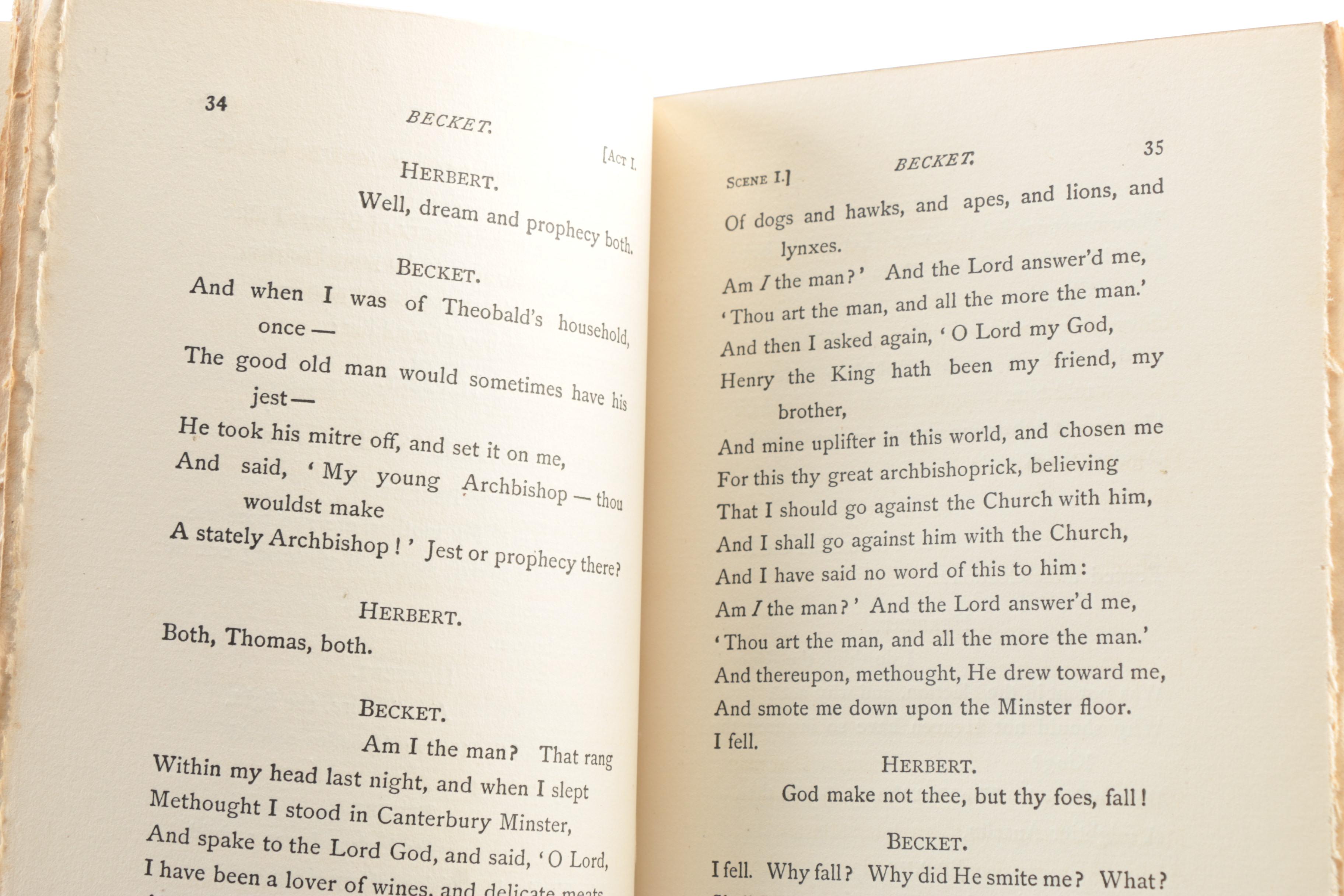 1890s Poetical Works featuring John Keats and Henry Wadsworth Longfellow