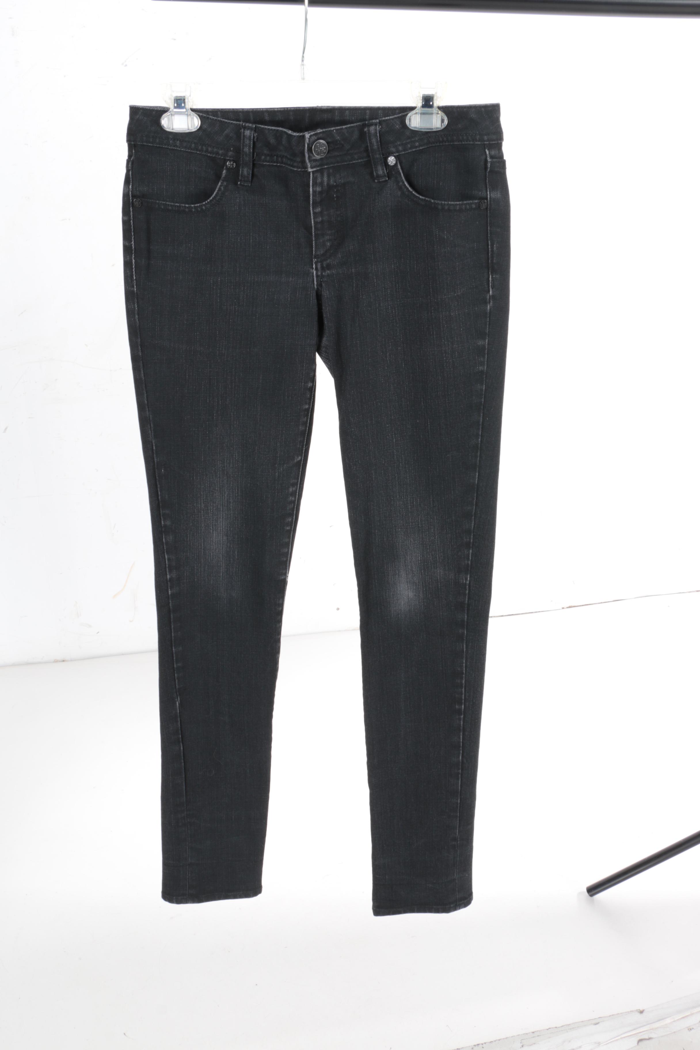 Women's Tory Burch Black Skinny Jeans and Corduroys