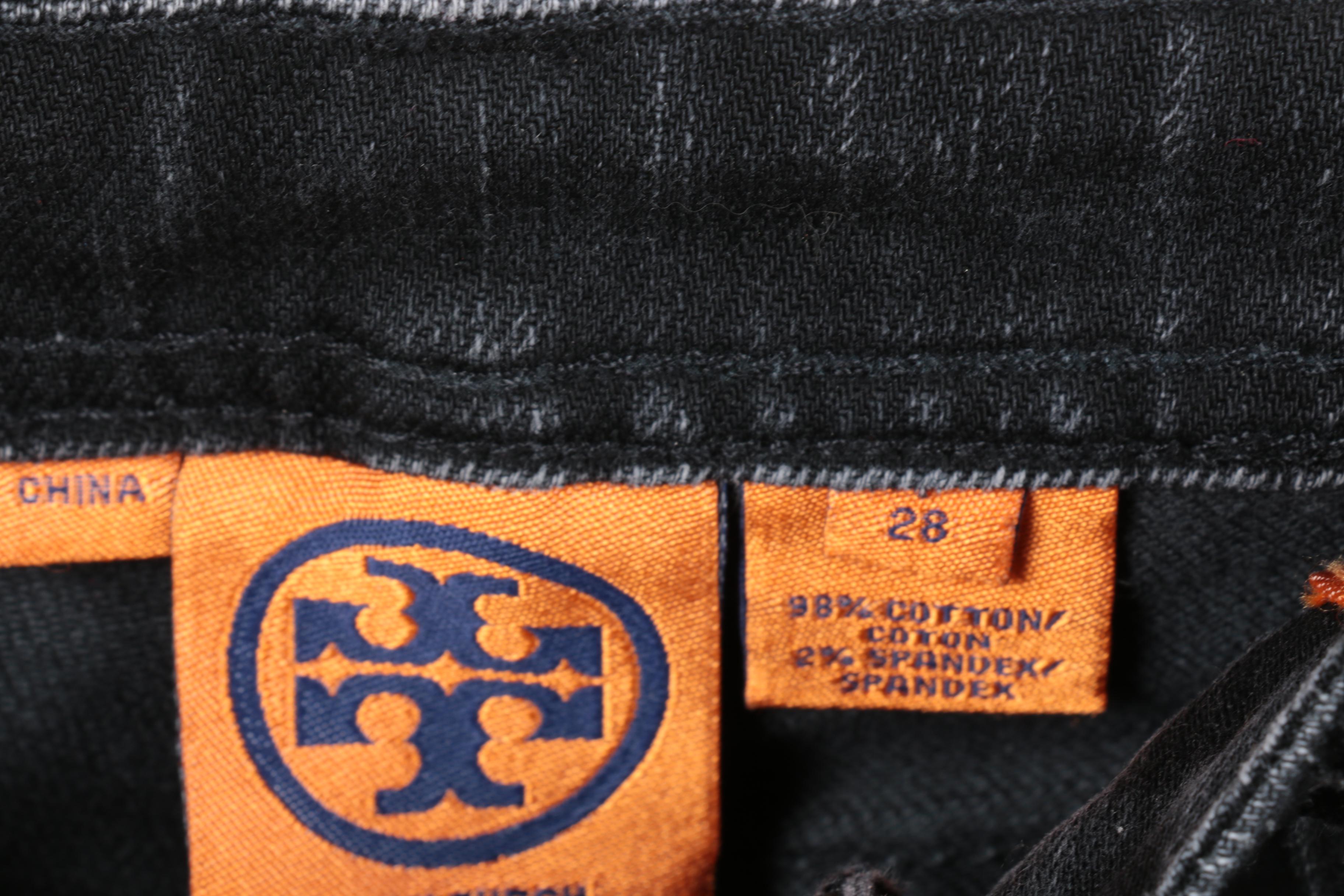 Women's Tory Burch Black Skinny Jeans and Corduroys