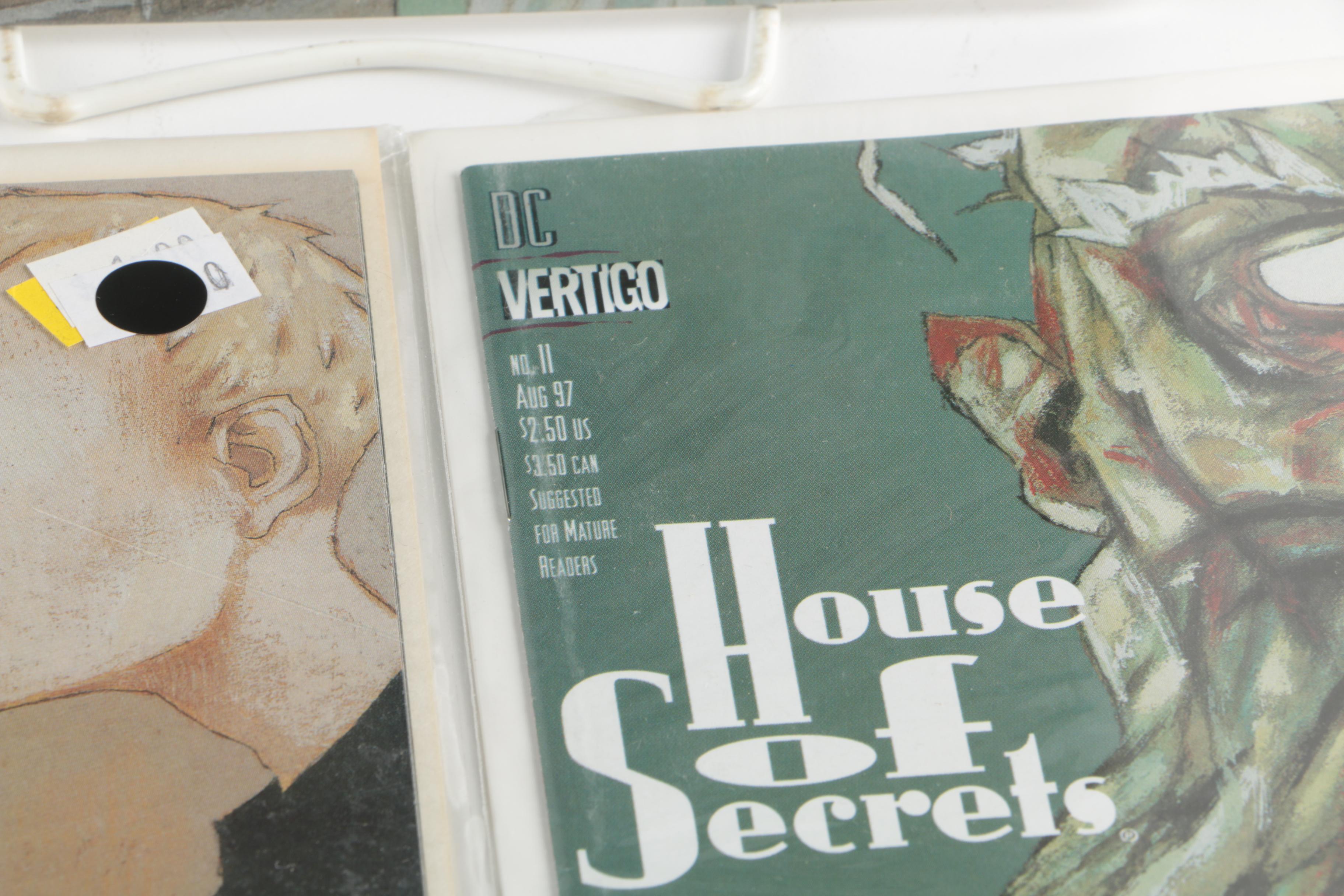 Nineteen DC and Vertigo Modern Age Comic Books