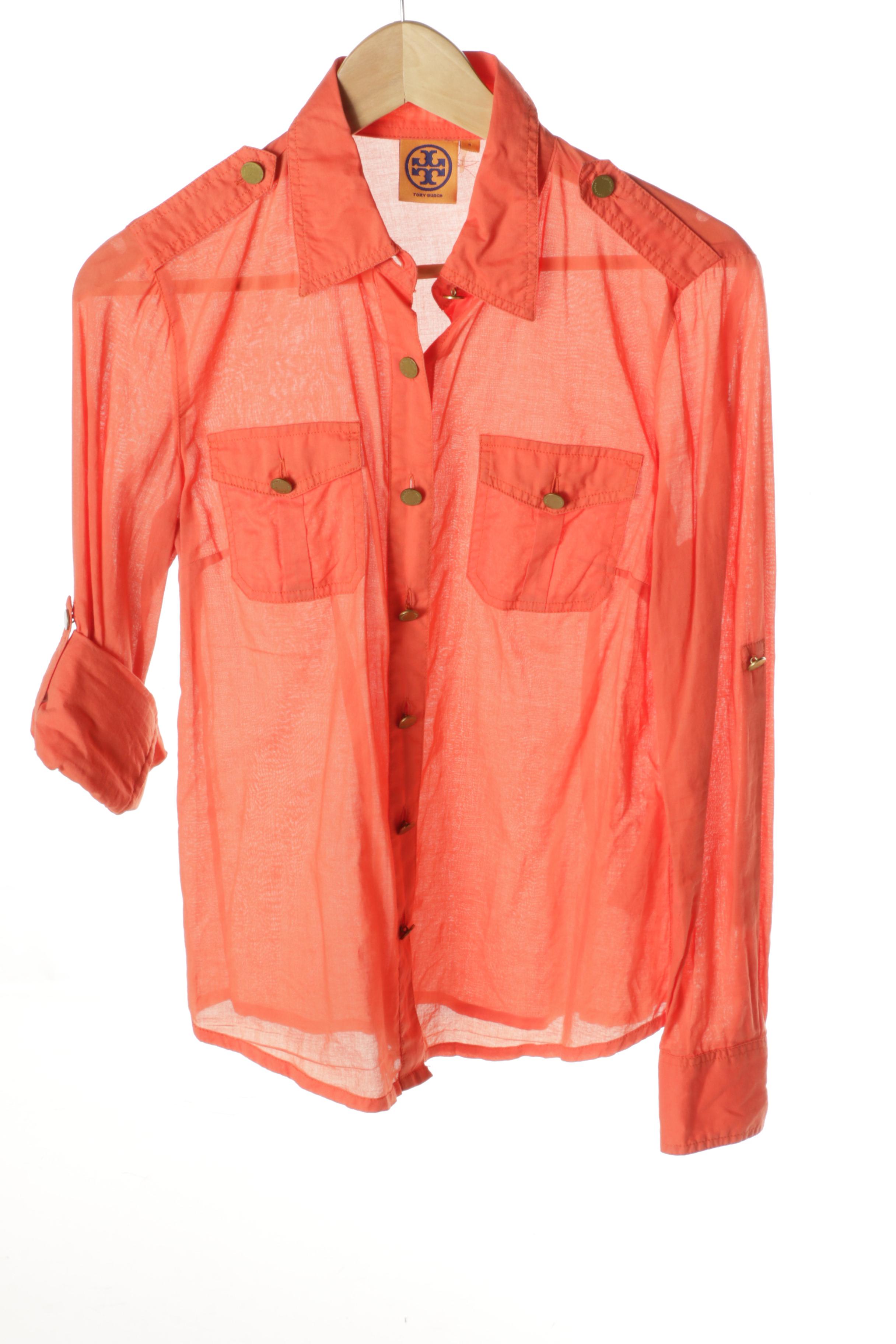 Women's Tory Burch Orange and Coral Colored Separates