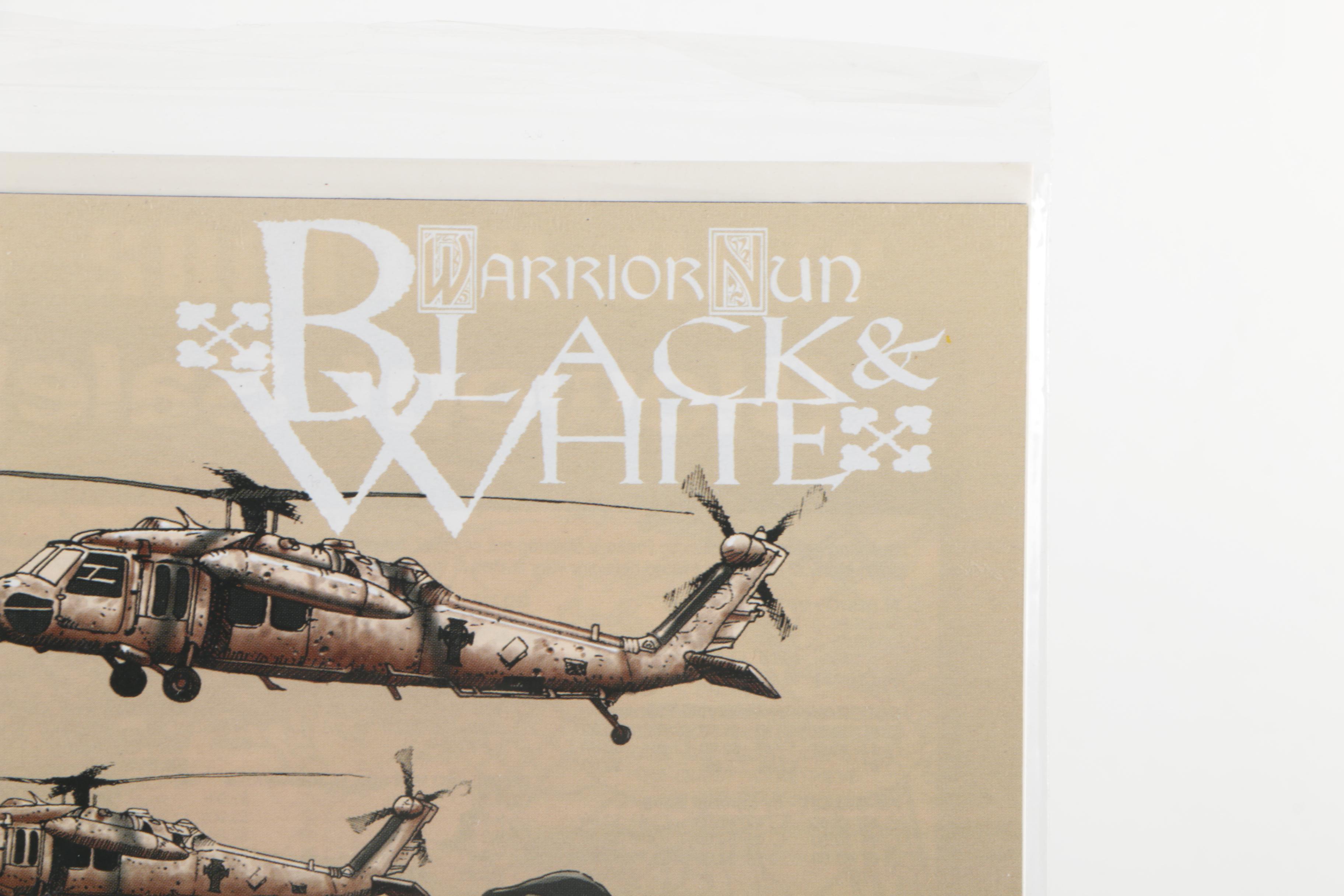 Modern Age Antarctic Press Comics Featuring "Warrior Nun"