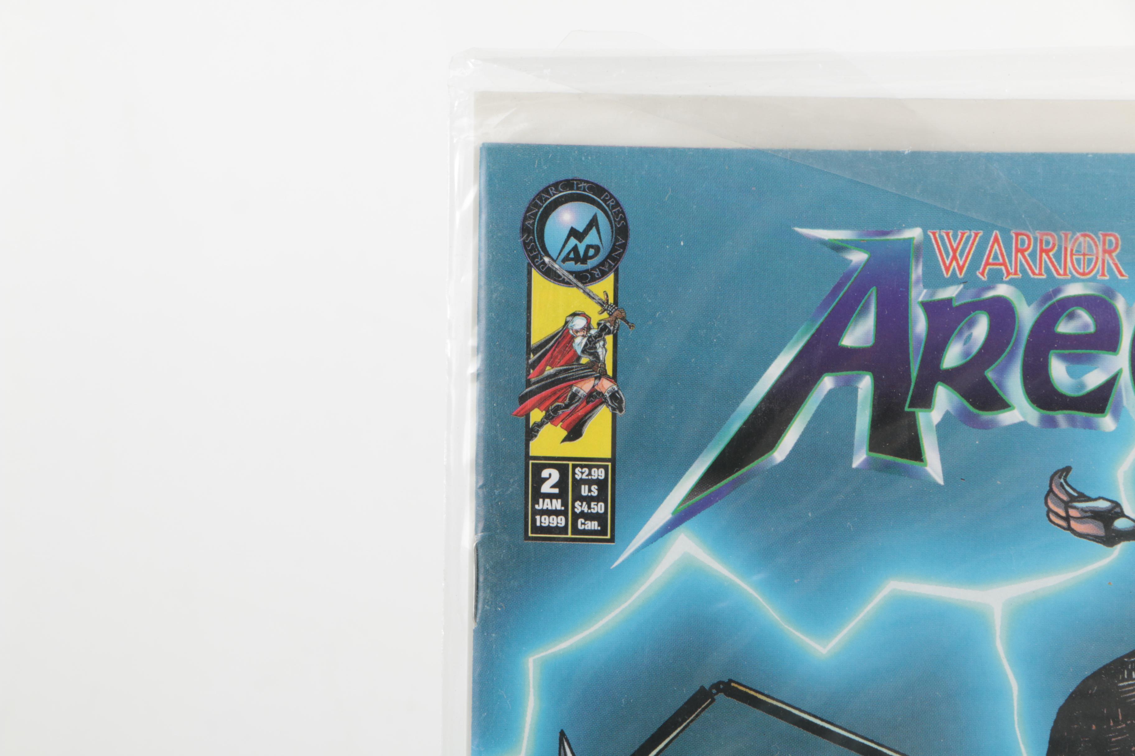 Modern Age Antarctic Press Comics Featuring "Warrior Nun"