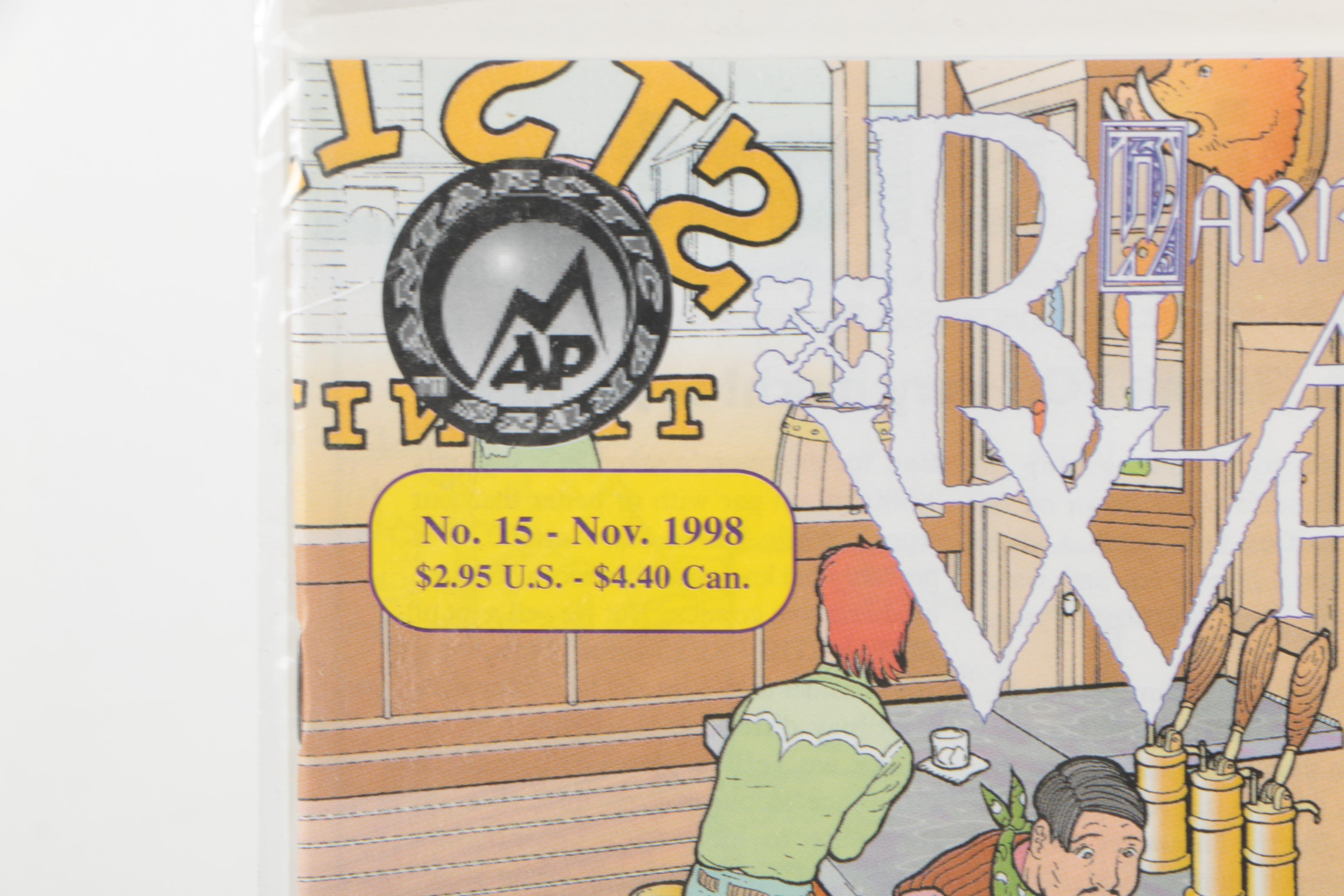 Modern Age Antarctic Press Comics Featuring "Warrior Nun"