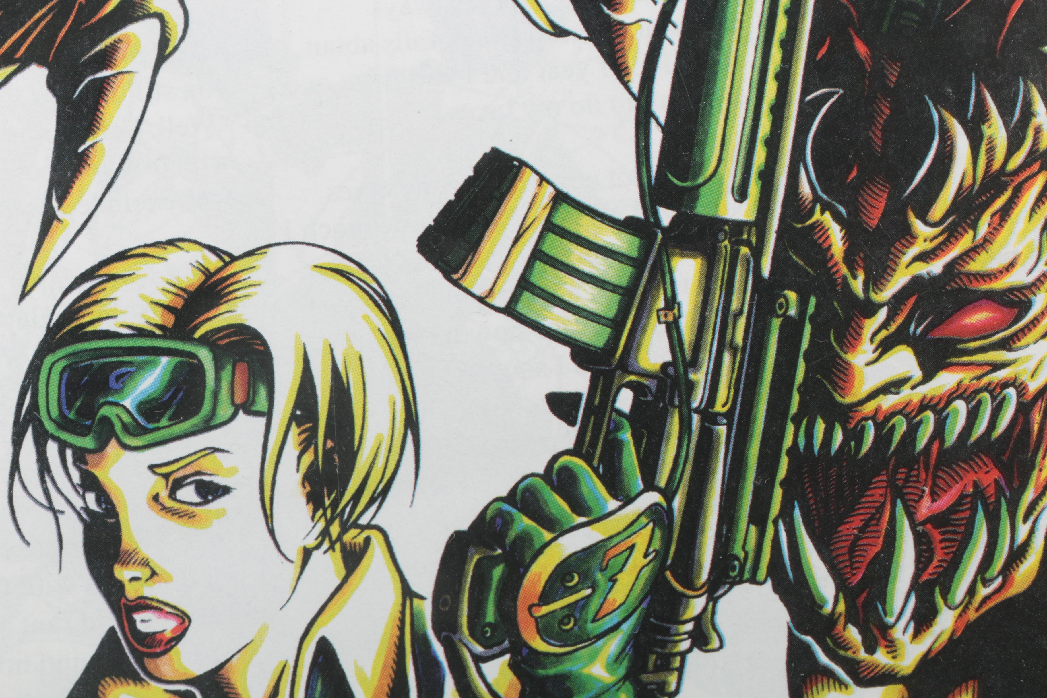 Modern Age Antarctic Press Comics Featuring "Warrior Nun"