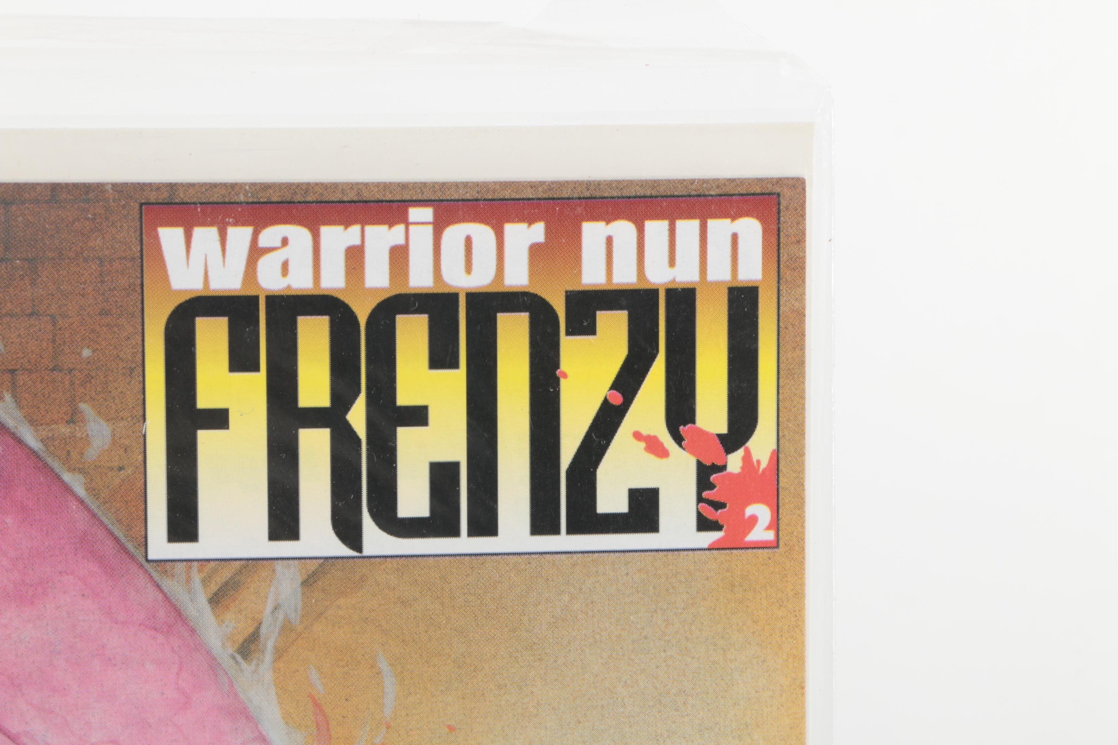 Modern Age Antarctic Press Comics Featuring "Warrior Nun"