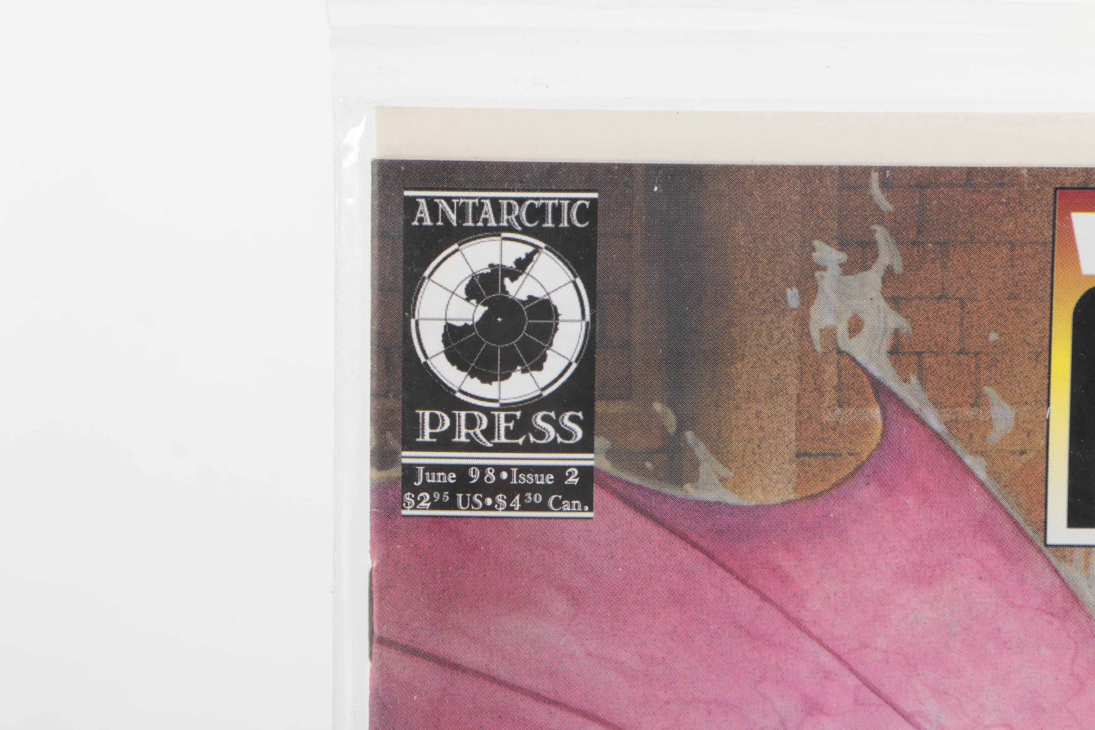 Modern Age Antarctic Press Comics Featuring "Warrior Nun"