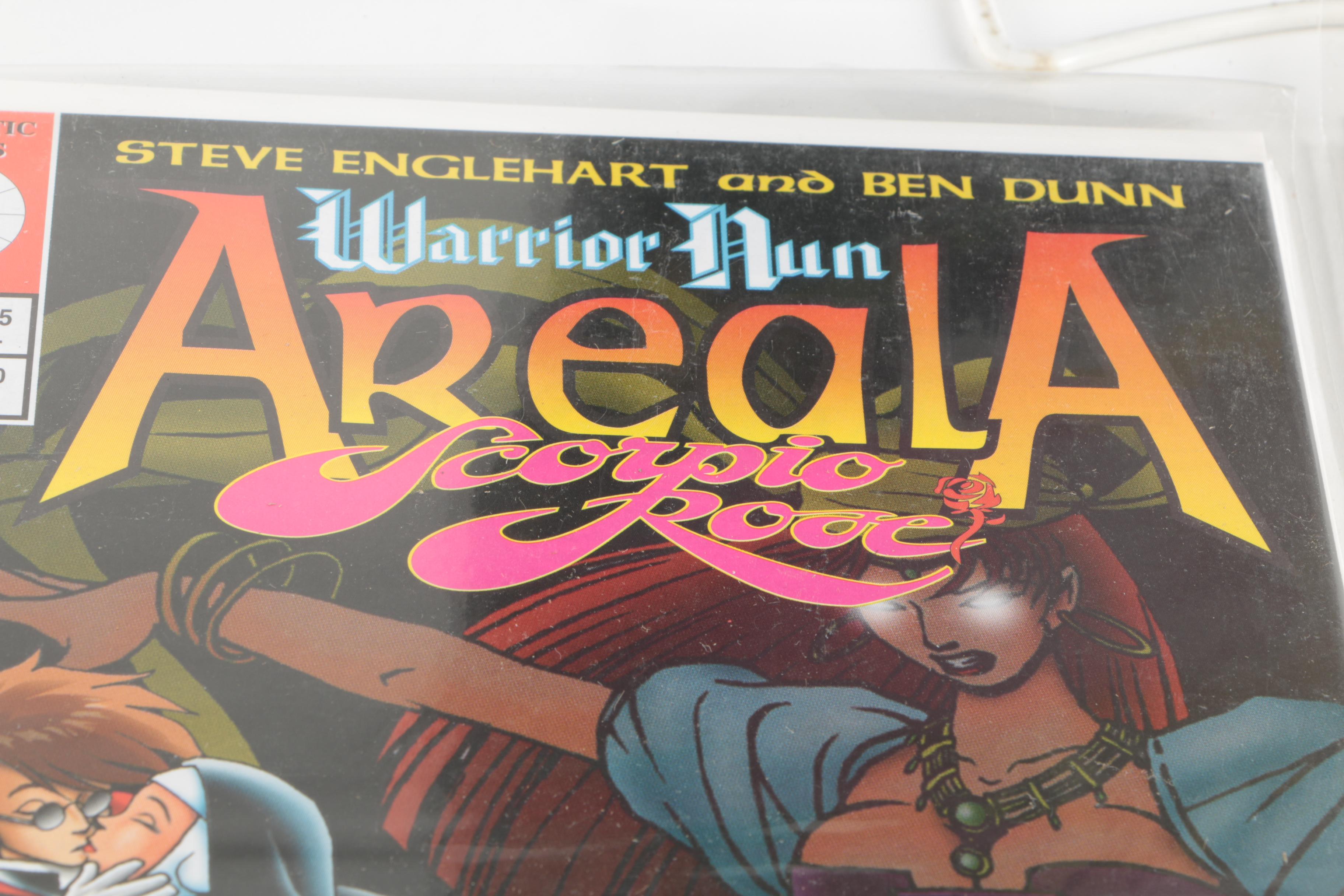 Modern Age Antarctic Press Comics Featuring "Warrior Nun"