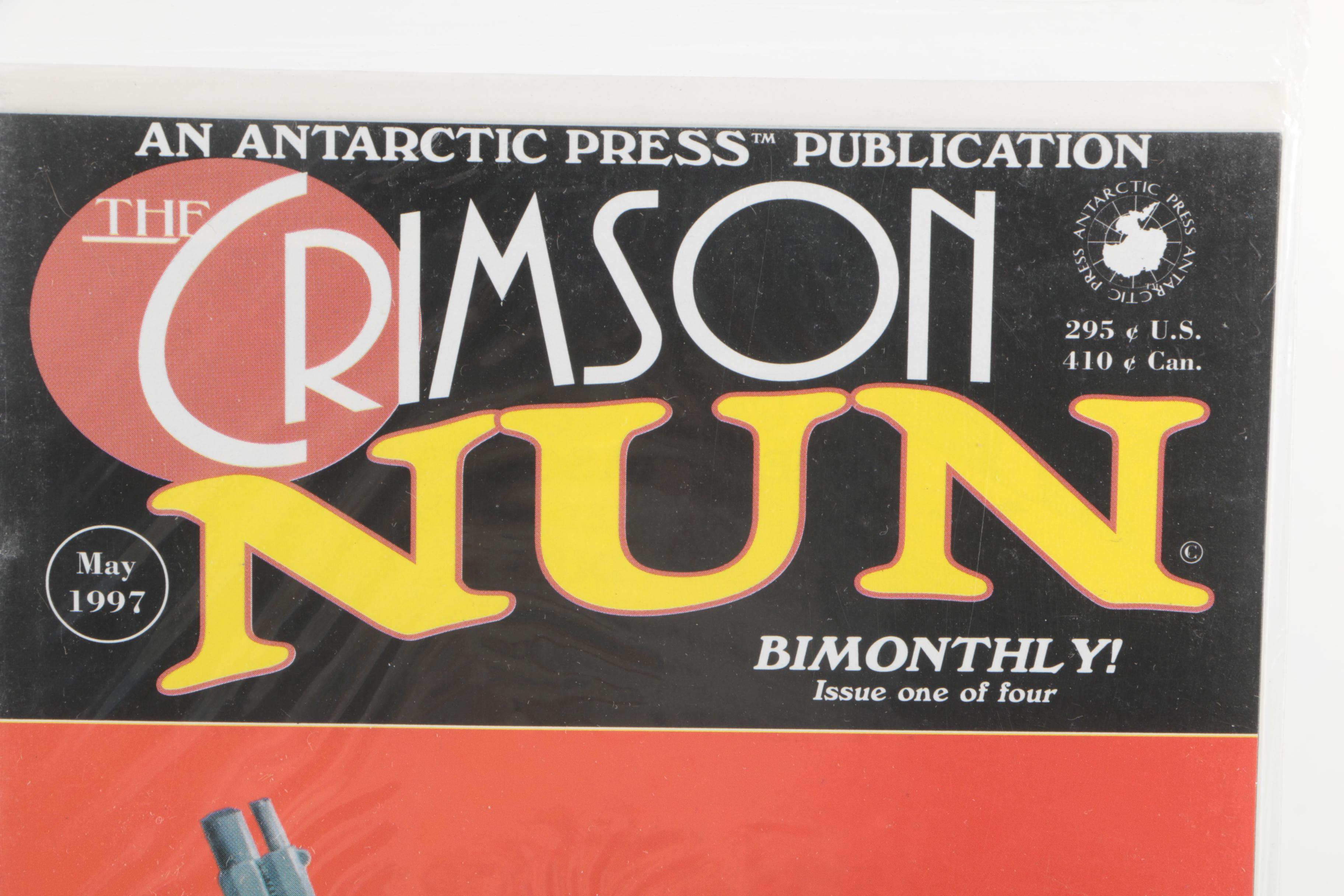 Modern Age Antarctic Press Comics Featuring "Warrior Nun"
