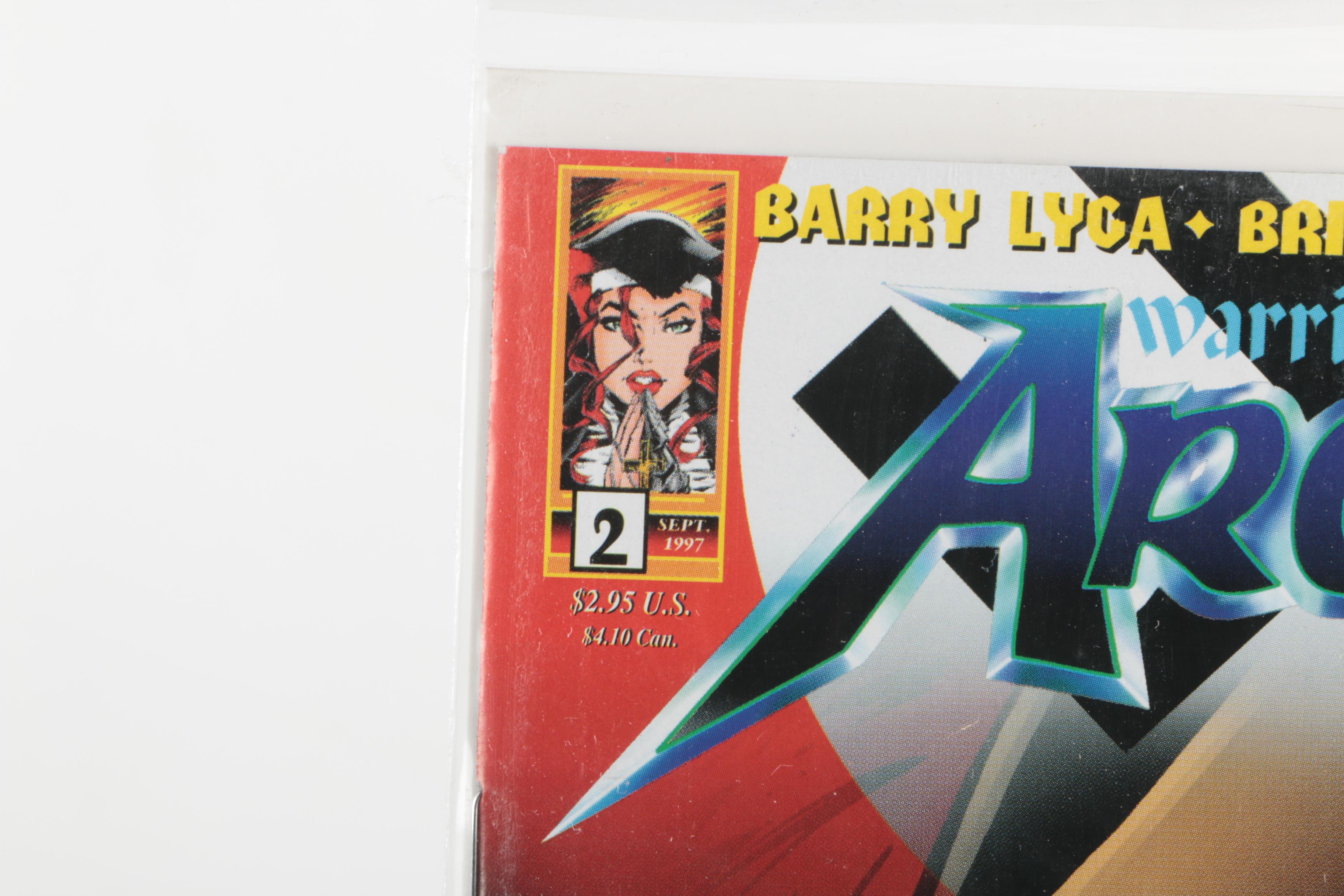 Modern Age Antarctic Press Comics Featuring "Warrior Nun"