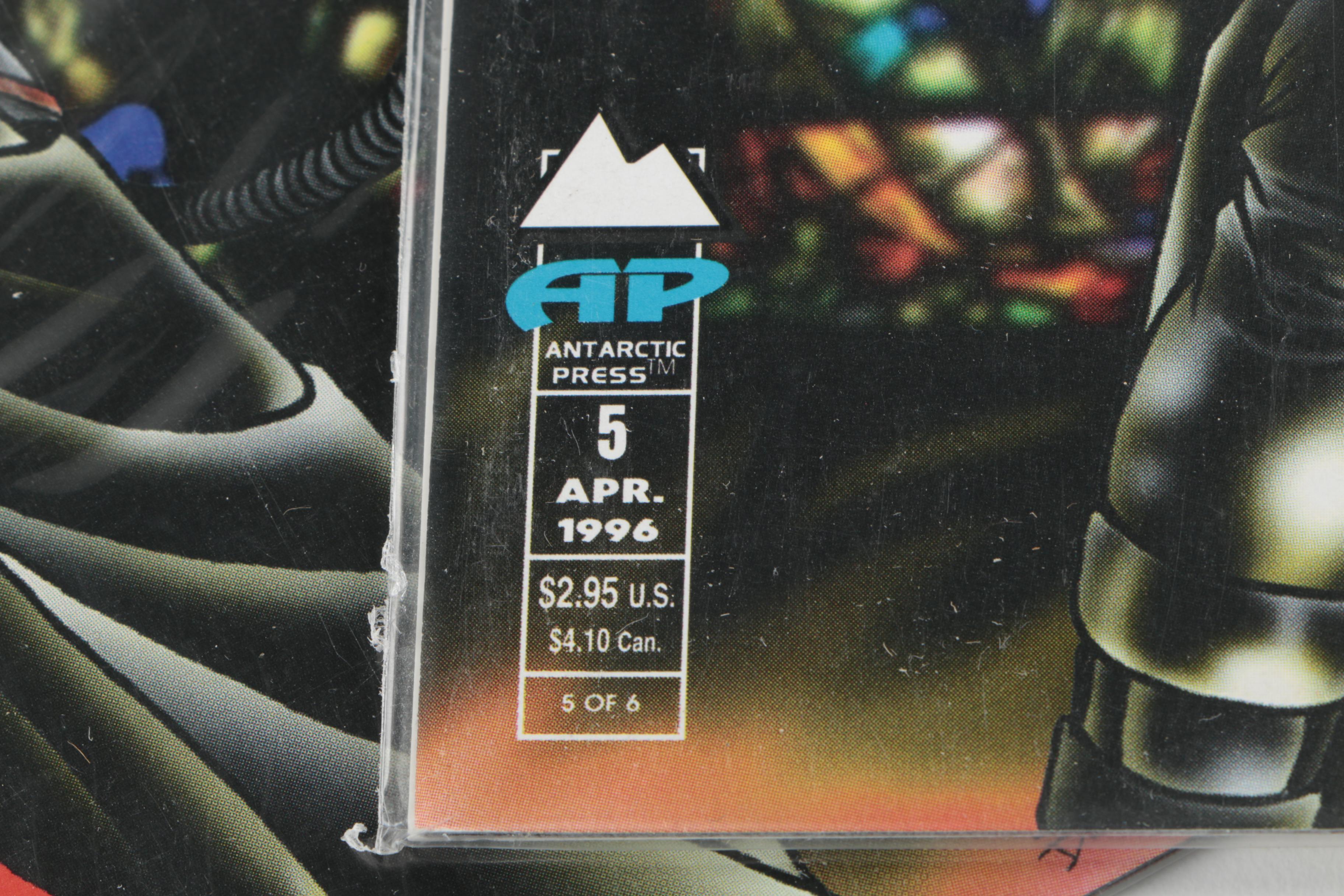 Modern Age Antarctic Press Comics Featuring "Warrior Nun"