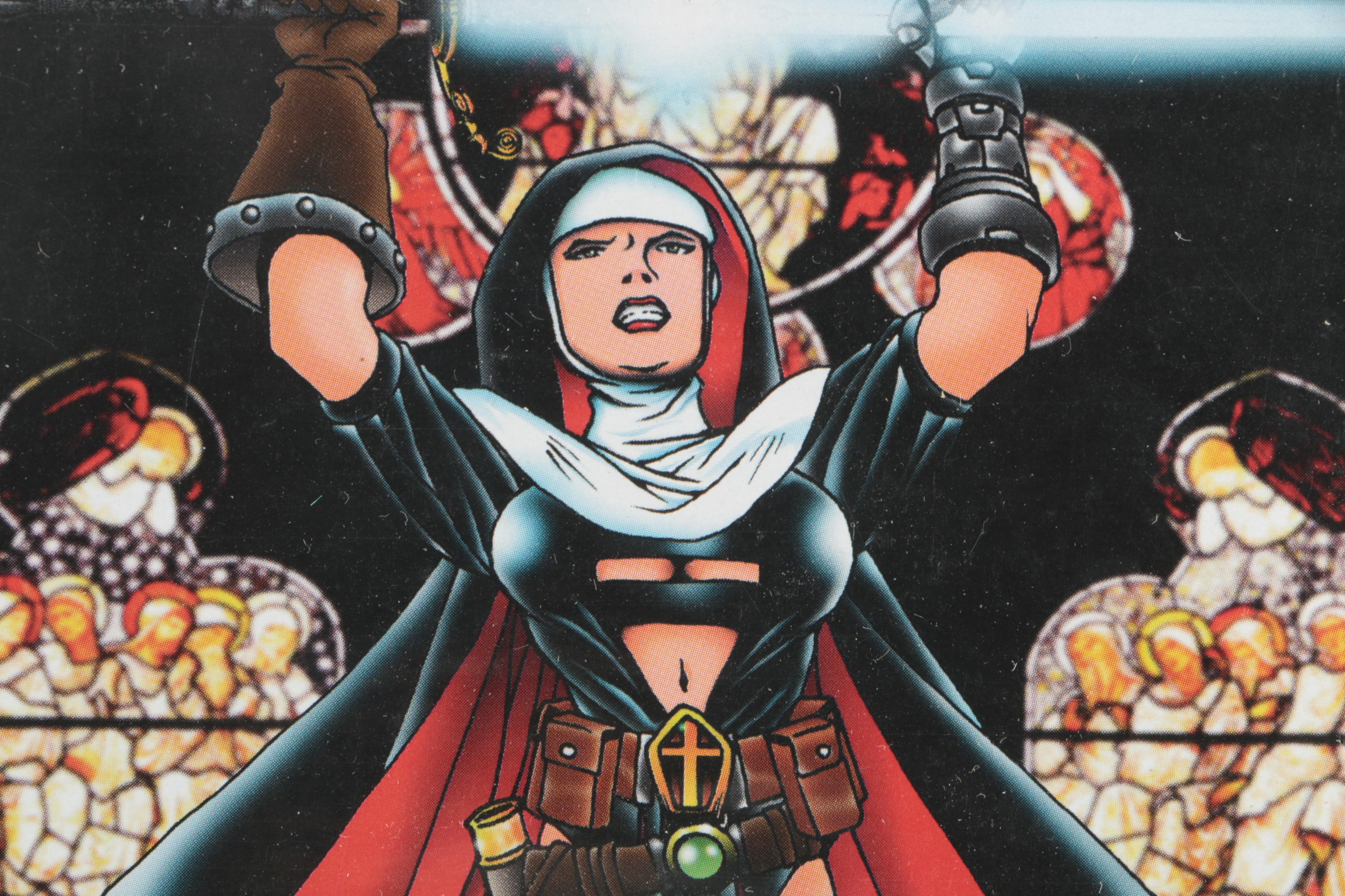 Modern Age Antarctic Press Comics Featuring "Warrior Nun"