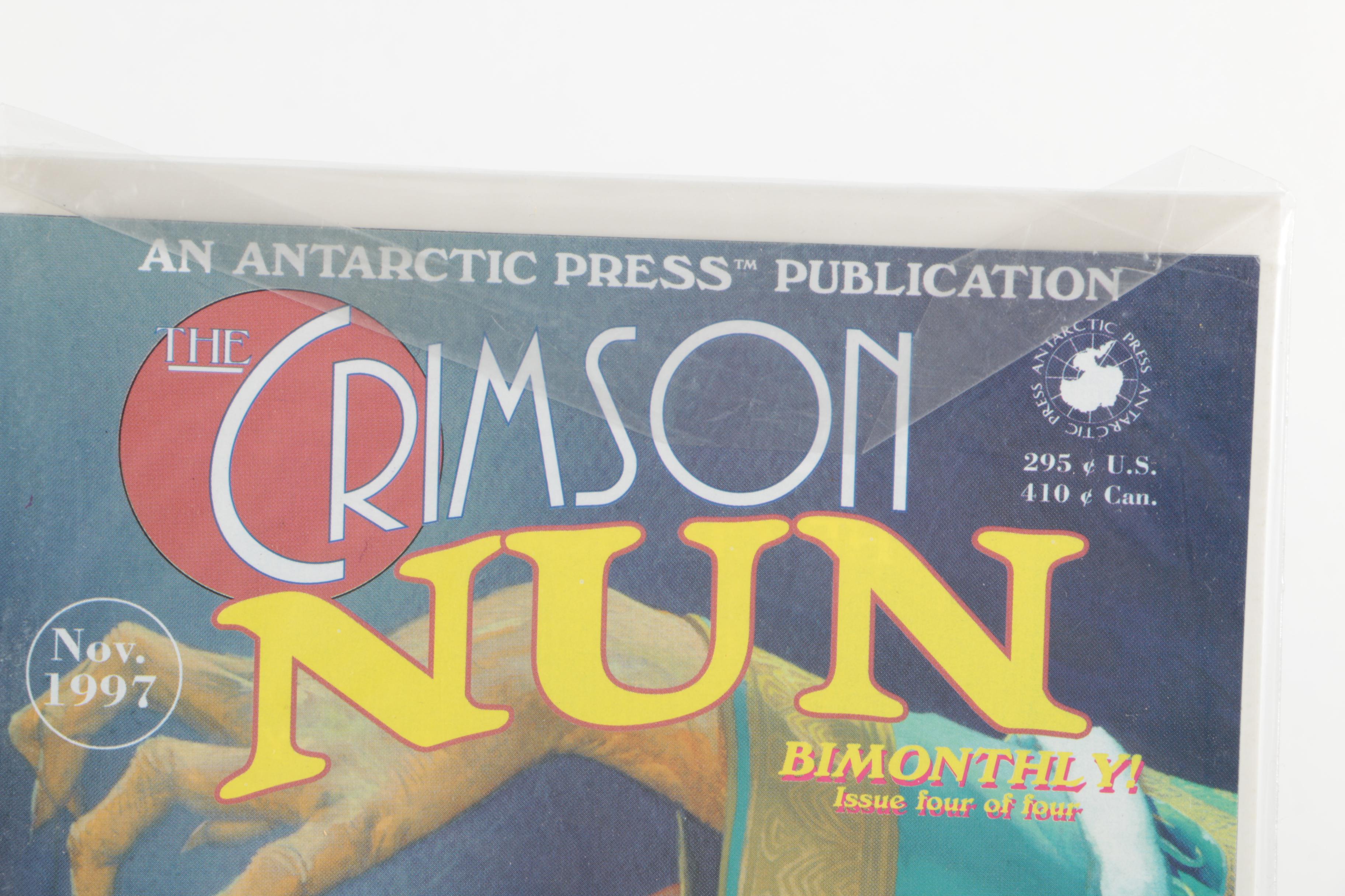 Modern Age Antarctic Press Comics Featuring "Warrior Nun"