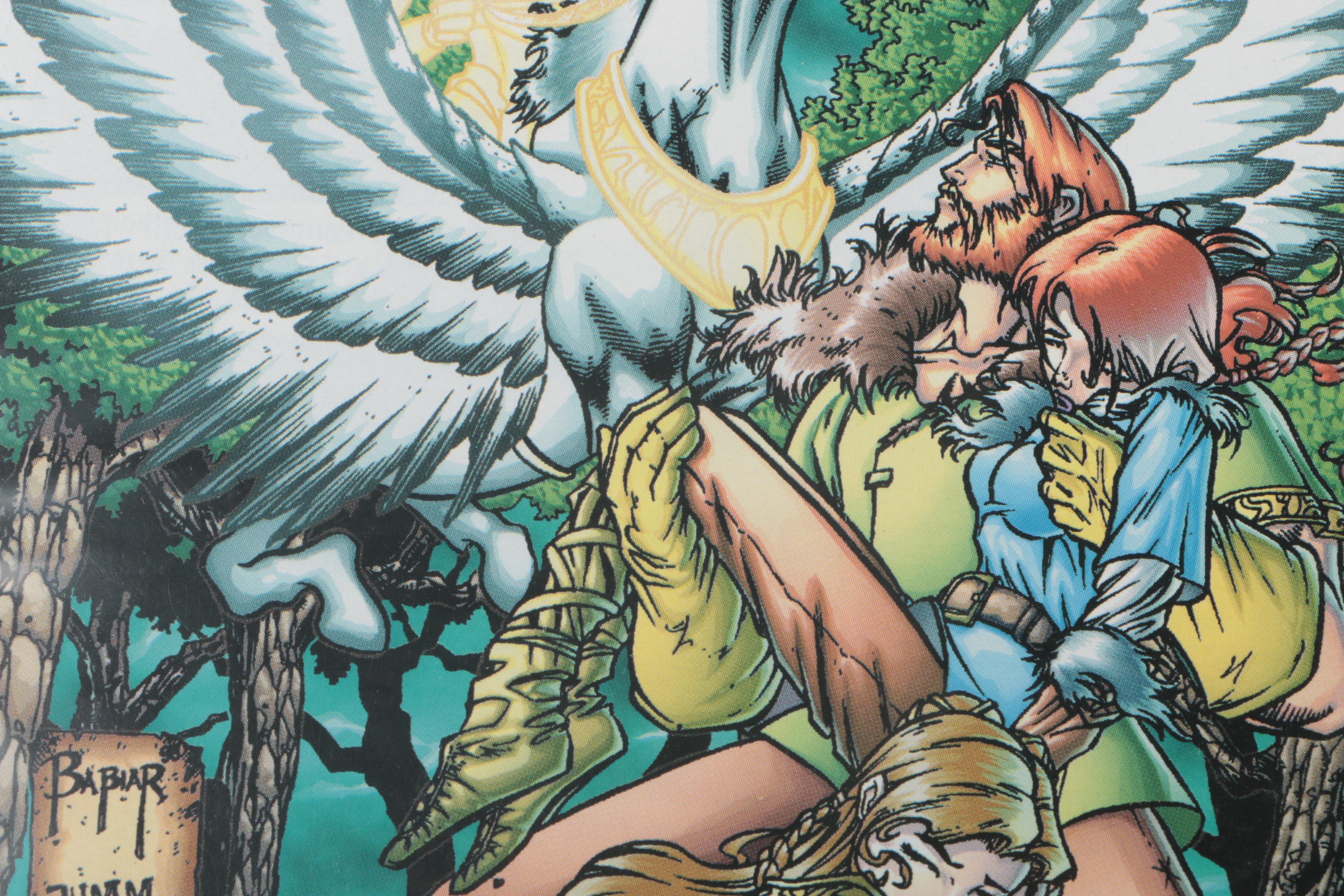 Modern Age Antarctic Press Comics Featuring "Warrior Nun"