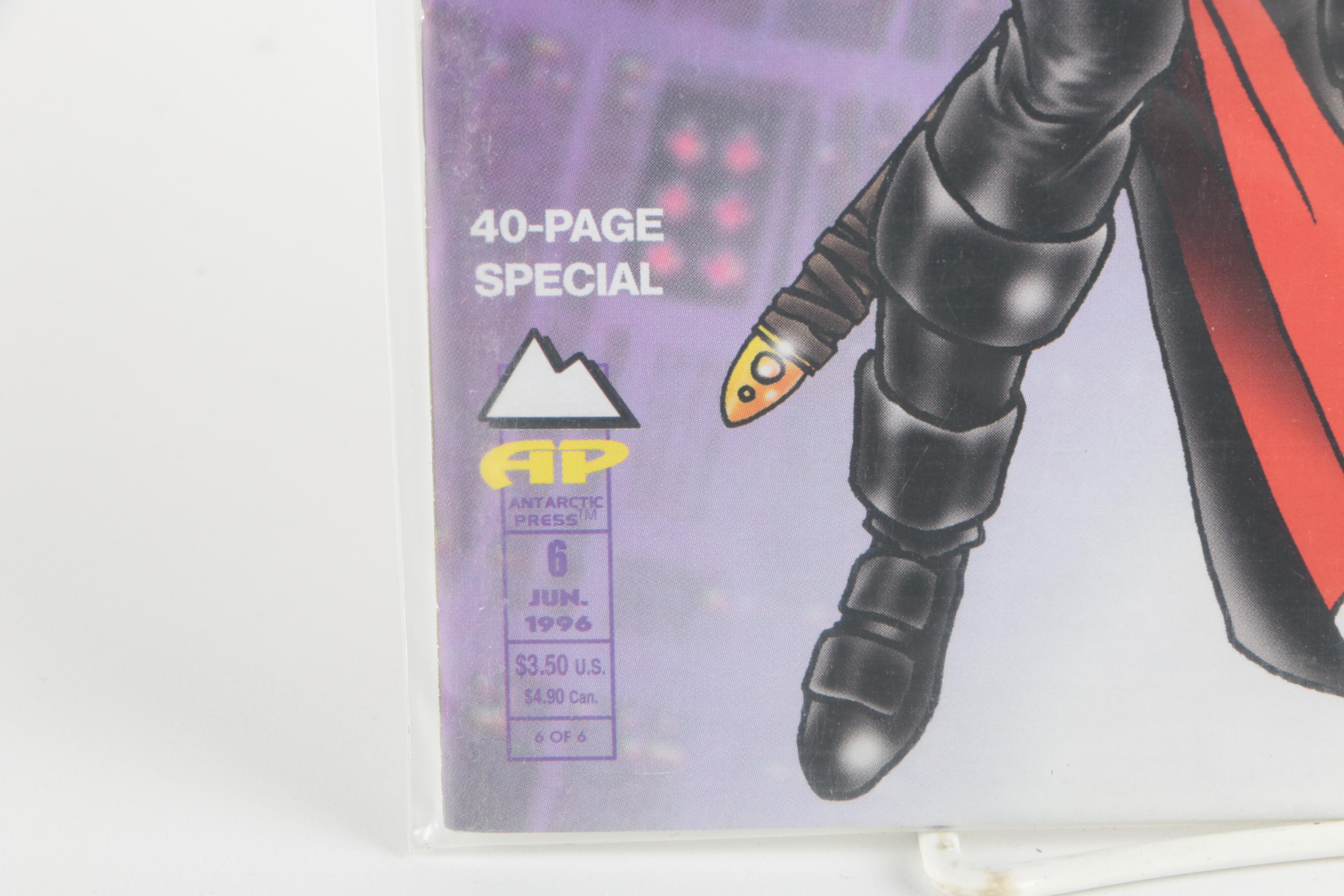 Modern Age Antarctic Press Comics Featuring "Warrior Nun"