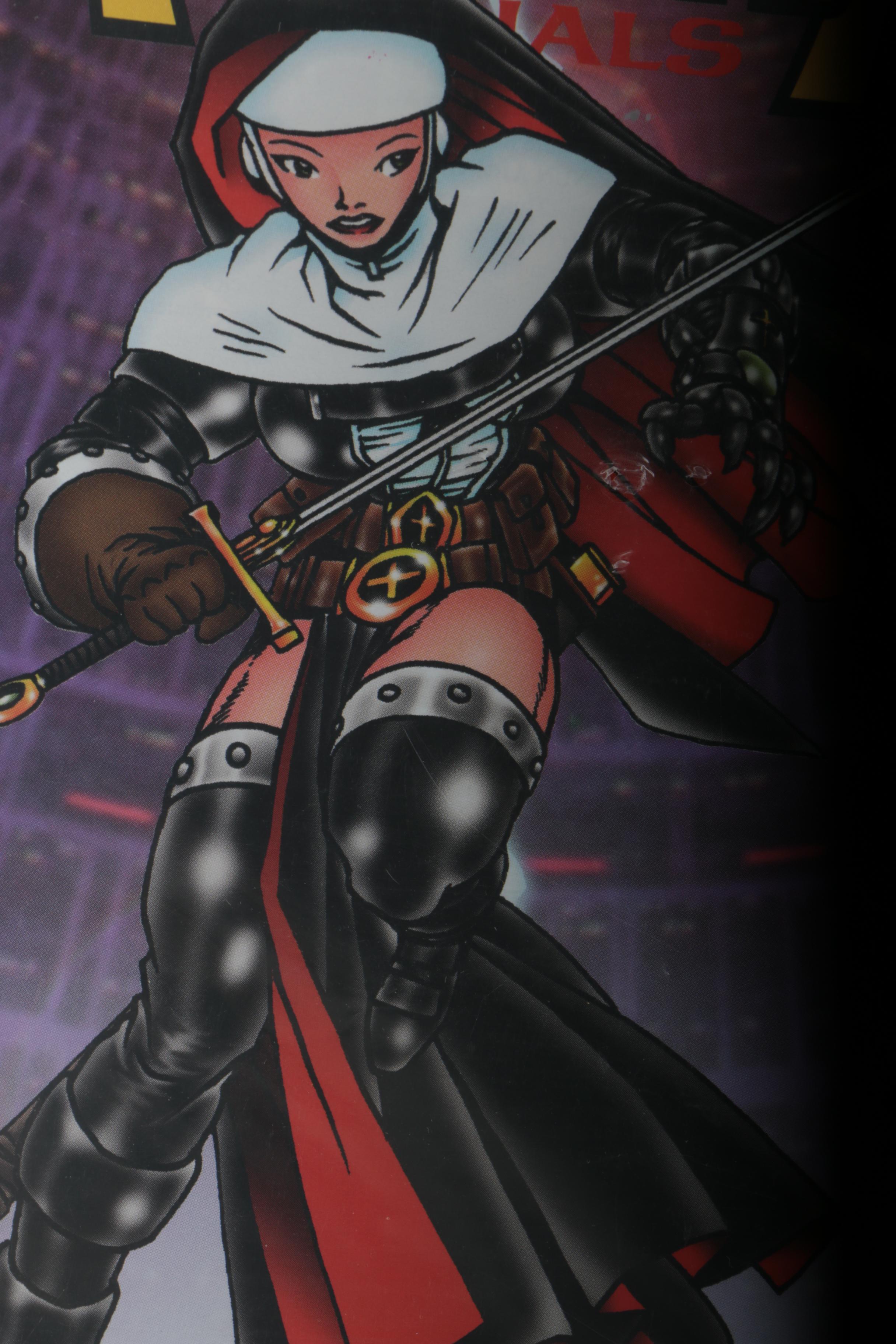 Modern Age Antarctic Press Comics Featuring "Warrior Nun"